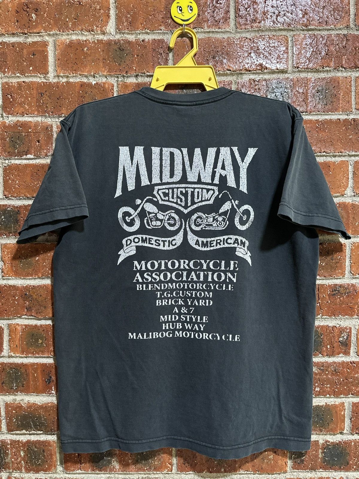 Harley Davidson × Vintage × West Coast Choppers Vintage Midway Custom Domestic American Faded Tee Size US L / EU 52-54 / 3 - 1 Thumbnail