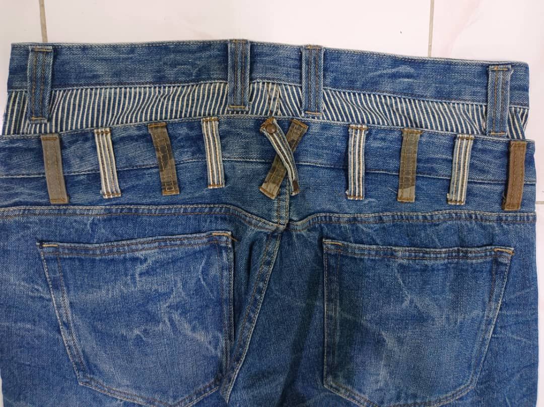 If Six Was Nine × Japanese Brand Jack Serika Double Waist Jeans Punk Seditioneries Style Size US 32 / EU 48 - 11 Thumbnail