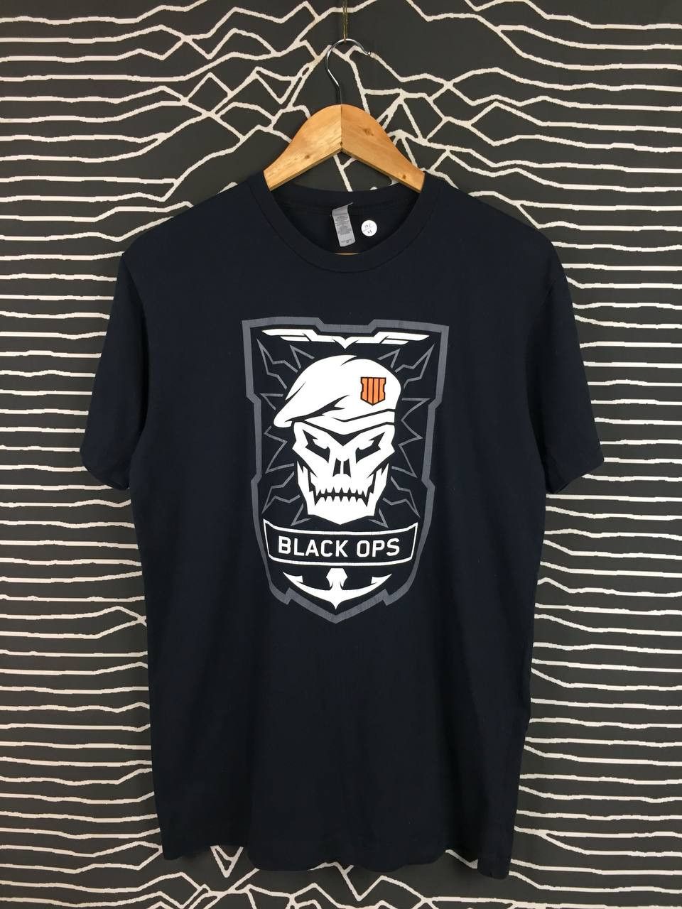 Playstation Call Of Duty Black Ops Skull Logo Video Game Promo Tee Size US M / EU 48-50 / 2 - 2 Thumbnail