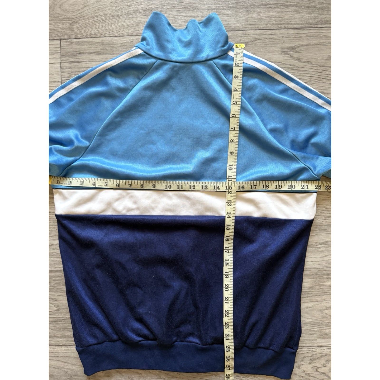 Adidas VINTAGE Adidas West Germany Full Zip Track Jacket Mens Large 1980s Blue Cotton Blend Germany D7 Large 9/10 Size US L / EU 52-54 / 3 - 3 Thumbnail