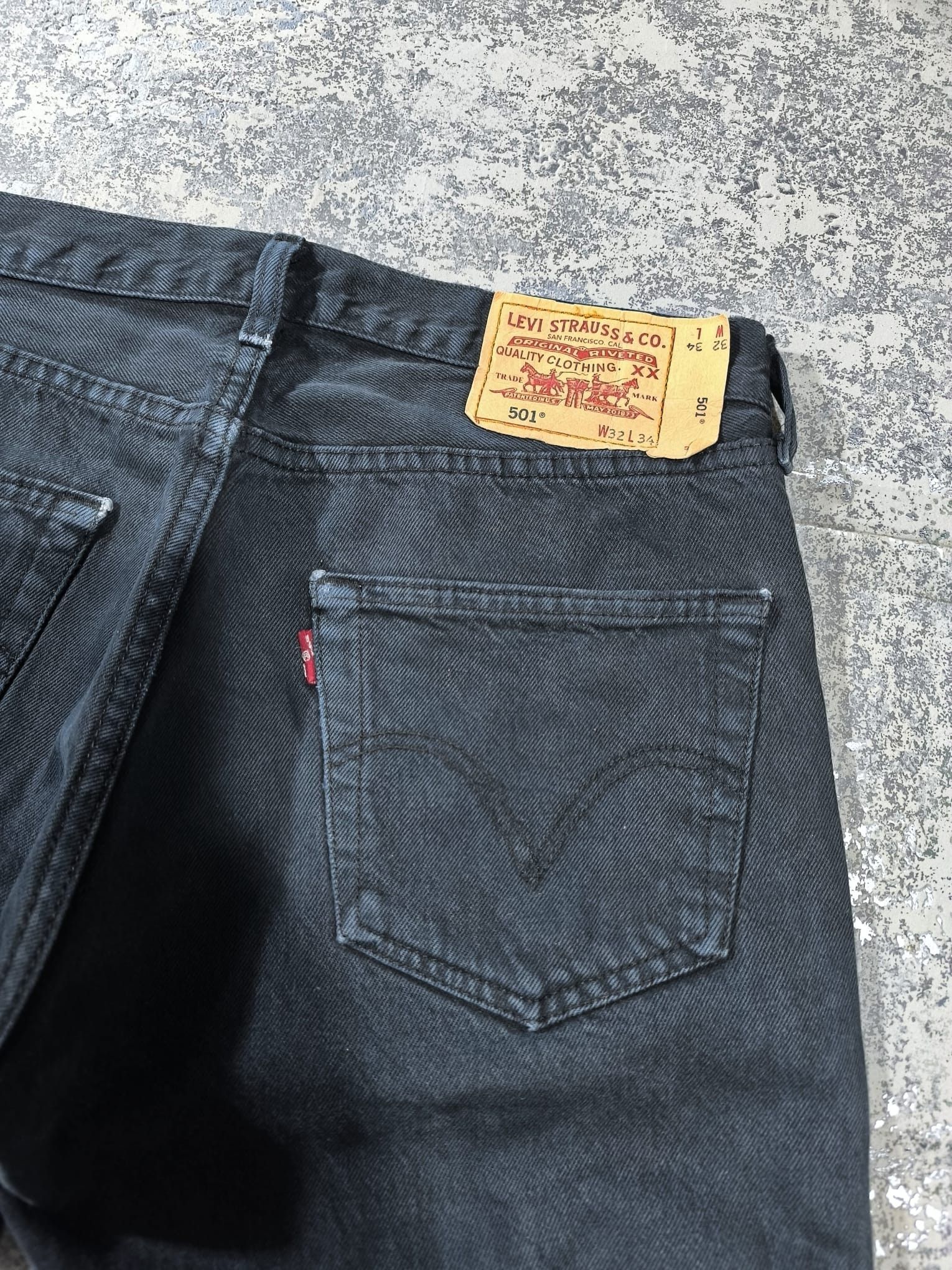 Levi's vintage levis 501 faded black Size US 32 / EU 48 - 6 Thumbnail