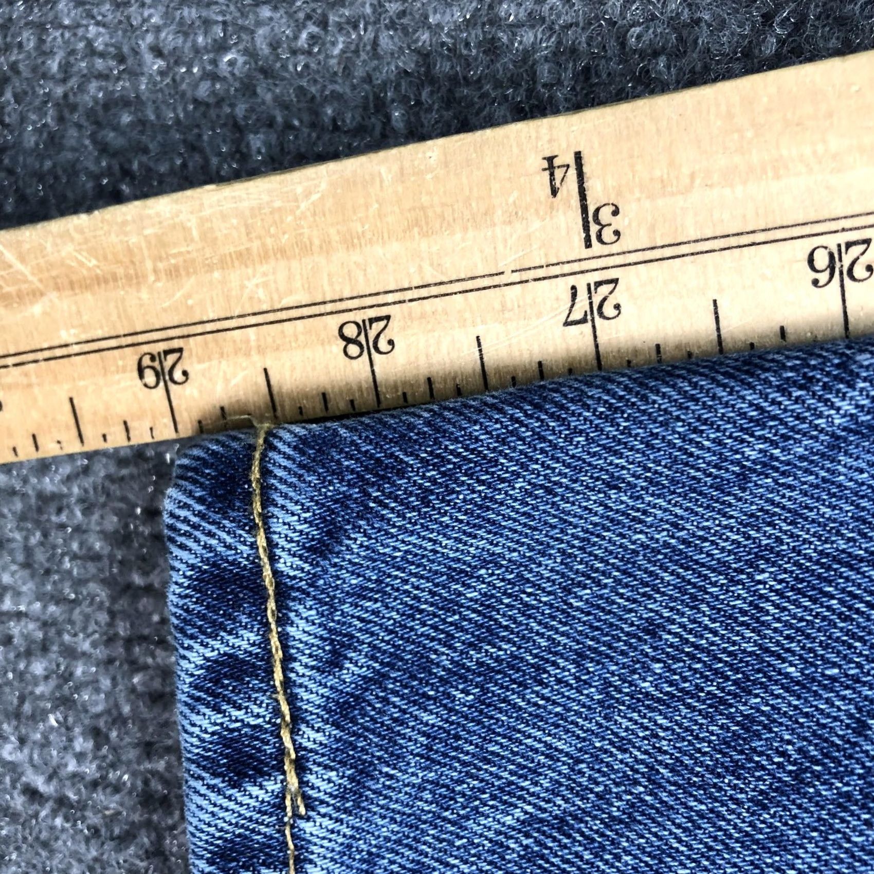 Levi's Levi's 550 Jeans Mens 42x30 Blue Medium Wash Relaxed Tapered Denim Pants Classic Size US 42 / EU 58 - 3 Thumbnail