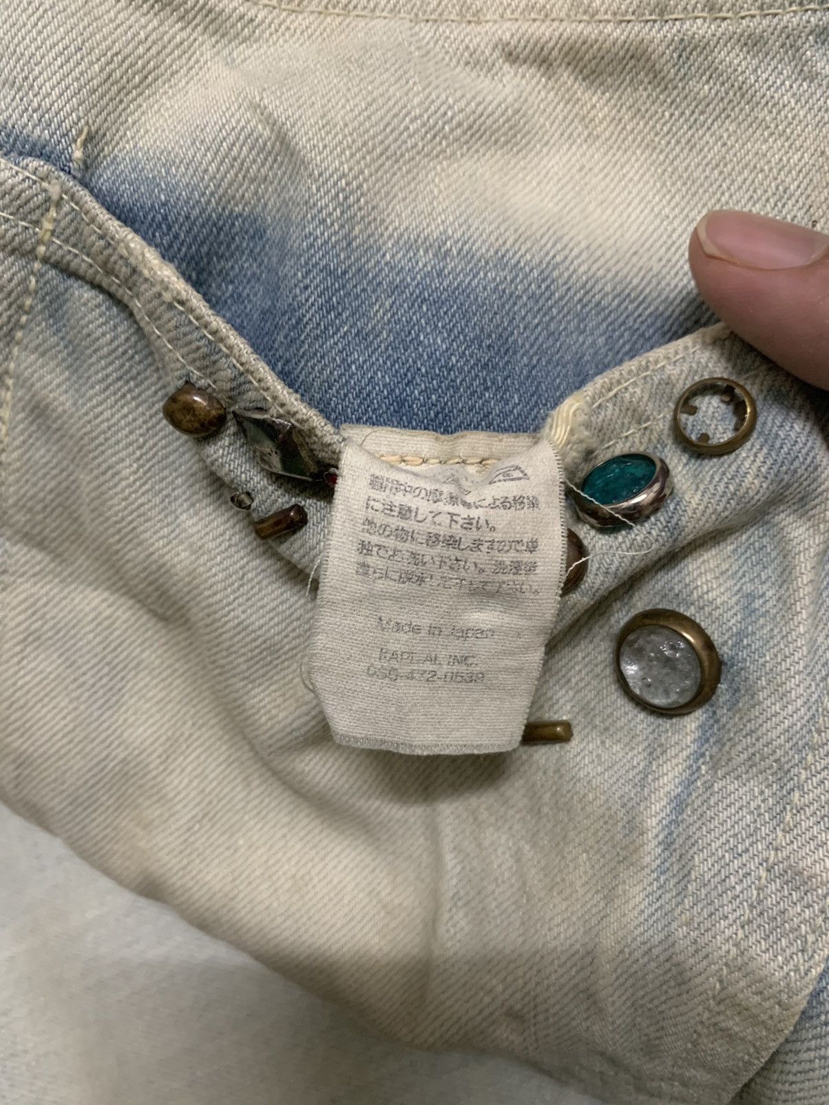 Kapital Kapital Dropped Crotch Selvedge Jeans Size 26" / US 2 / IT 38 - 17 Thumbnail