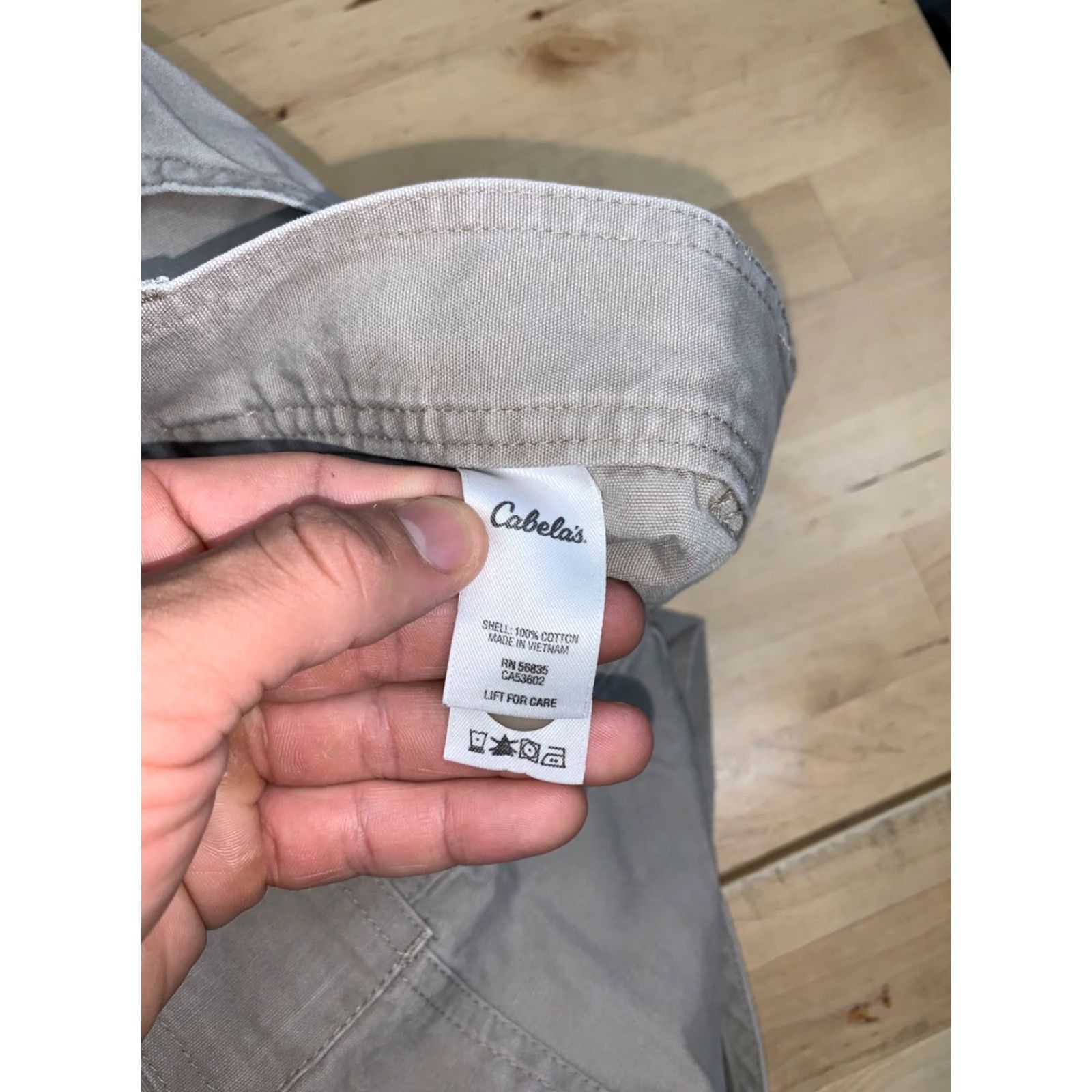 Vintage Cabela's Cargo Shorts Mens 44 Beige Outdoor Hiking Camping Fishing Cargo Pocket Pants Size US 44 / EU 60 - 3 Thumbnail