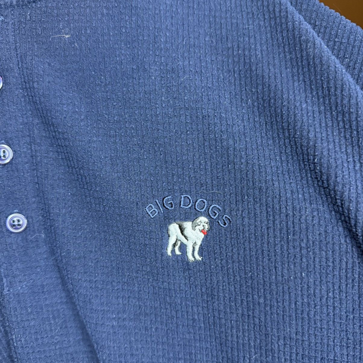 Big Dogs Vintage Big Dogs Henley Thermal Long Sleeve Shirt size XL Size US XL / EU 56 / 4 - 2 Thumbnail