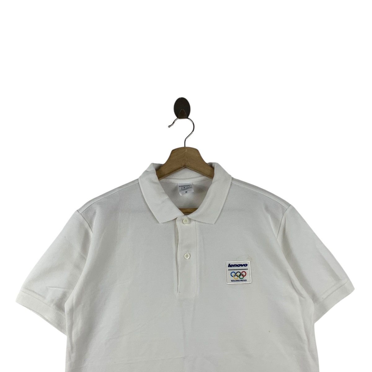 Vintage LENOVO OLYMPIC BEIJING 2008 Digital Sponsor Polo Tee Shirt Size US M / EU 48-50 / 2 - 2 Thumbnail