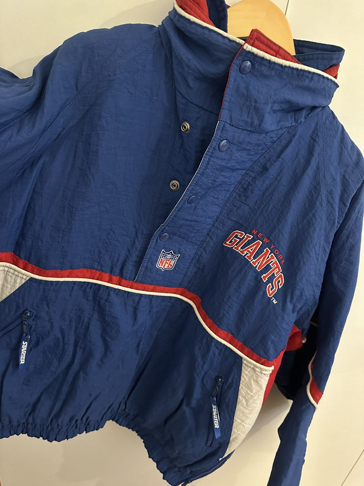 Starter Starter Jacke New York Giants Size L NFL Retro Giants Jacket Size US L / EU 52-54 / 3 - 6 Thumbnail