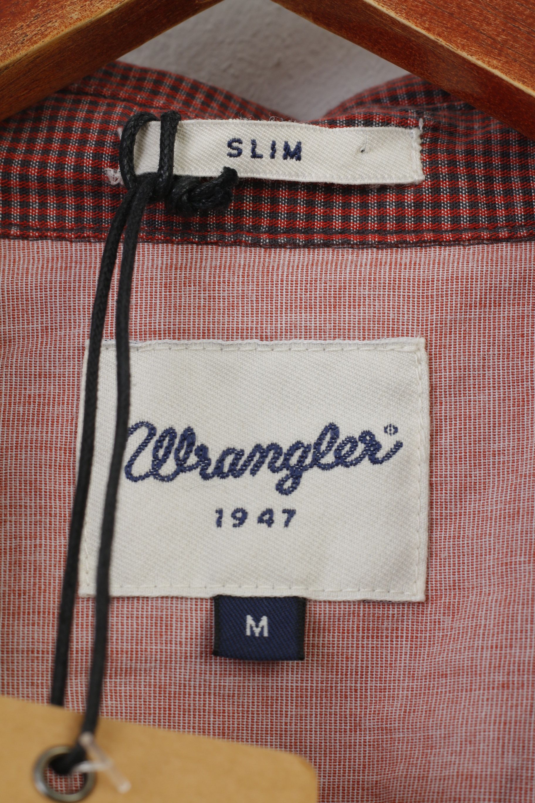 Wrangler NEW Wrangler Men M Casual Shirt Checkered 10494 Size US M / EU 48-50 / 2 - 6 Thumbnail