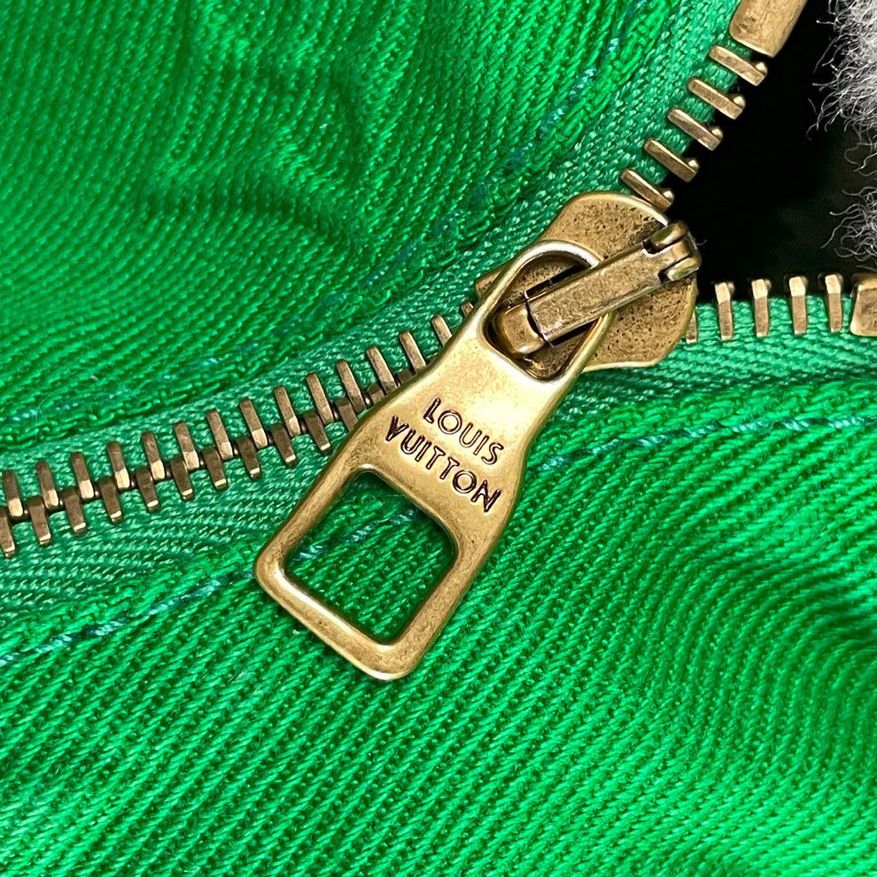 Louis Vuitton Virgil Abloh Workwear Shearling Monogram Denim Jacket Size US M / EU 48-50 / 2 - 7 Thumbnail