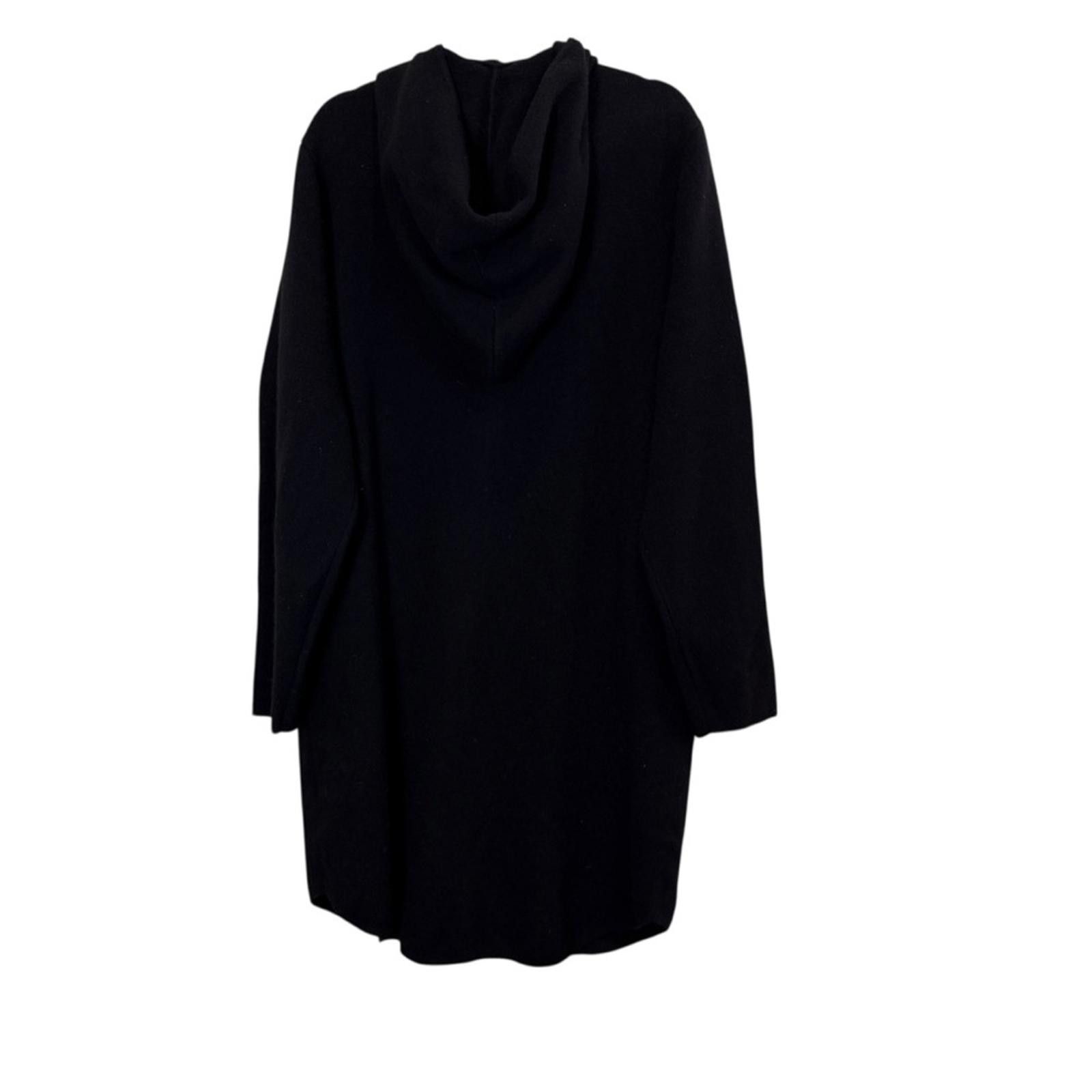 Baja East Baja East Black Cashmere Hooded Zip Front Cardigan Sz 3 Size XL / US 12-14 / IT 48-50 - 4 Thumbnail