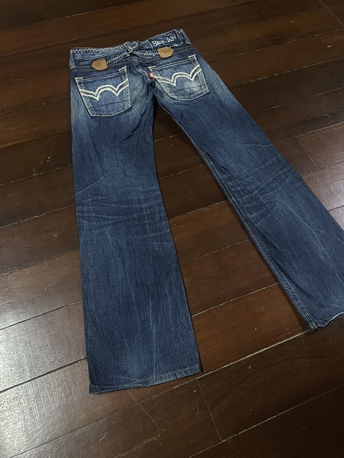 Designer × Edwin FIRE 🔥 EDWIN BLUE TRIP WIDE LEG BOOT CUT Size 30" / US 8 / IT 44 - 11 Thumbnail