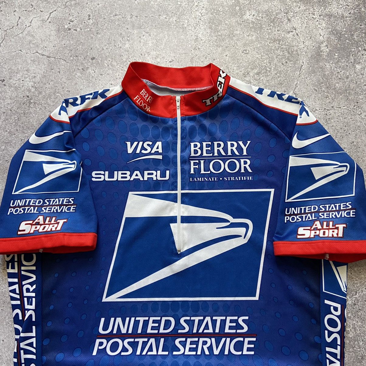 Nike Vintage Nike USPS Postal Service Trek Cycling Jersey fit M/L Size US L / EU 52-54 / 3 - 2 Thumbnail