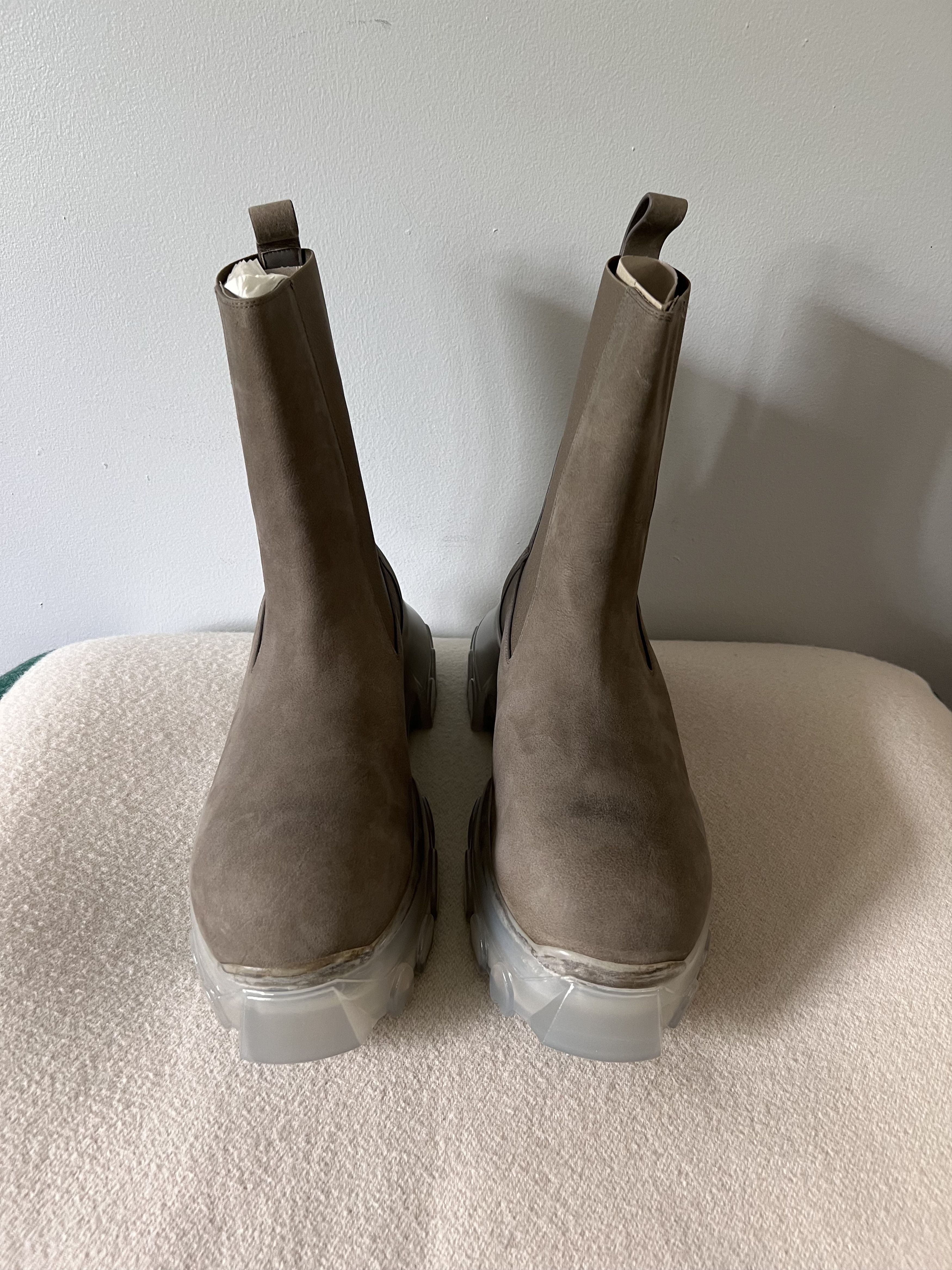 Rick Owens Rick Owens Beatle Bozo Tractor Boots in Dust Size US 12 / EU 45 - 4 Thumbnail