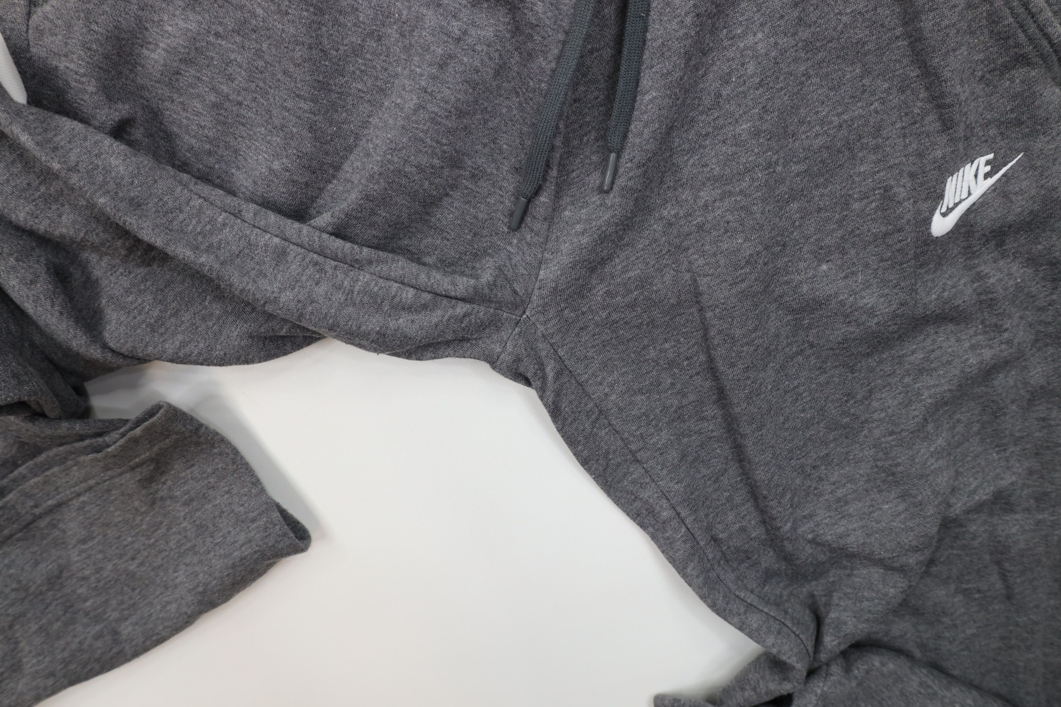 Nike Vintage Nike Scott Mini Swoosh Wide Leg Sweatpants Gray Size 28" / US 6 / IT 42 - 6 Thumbnail