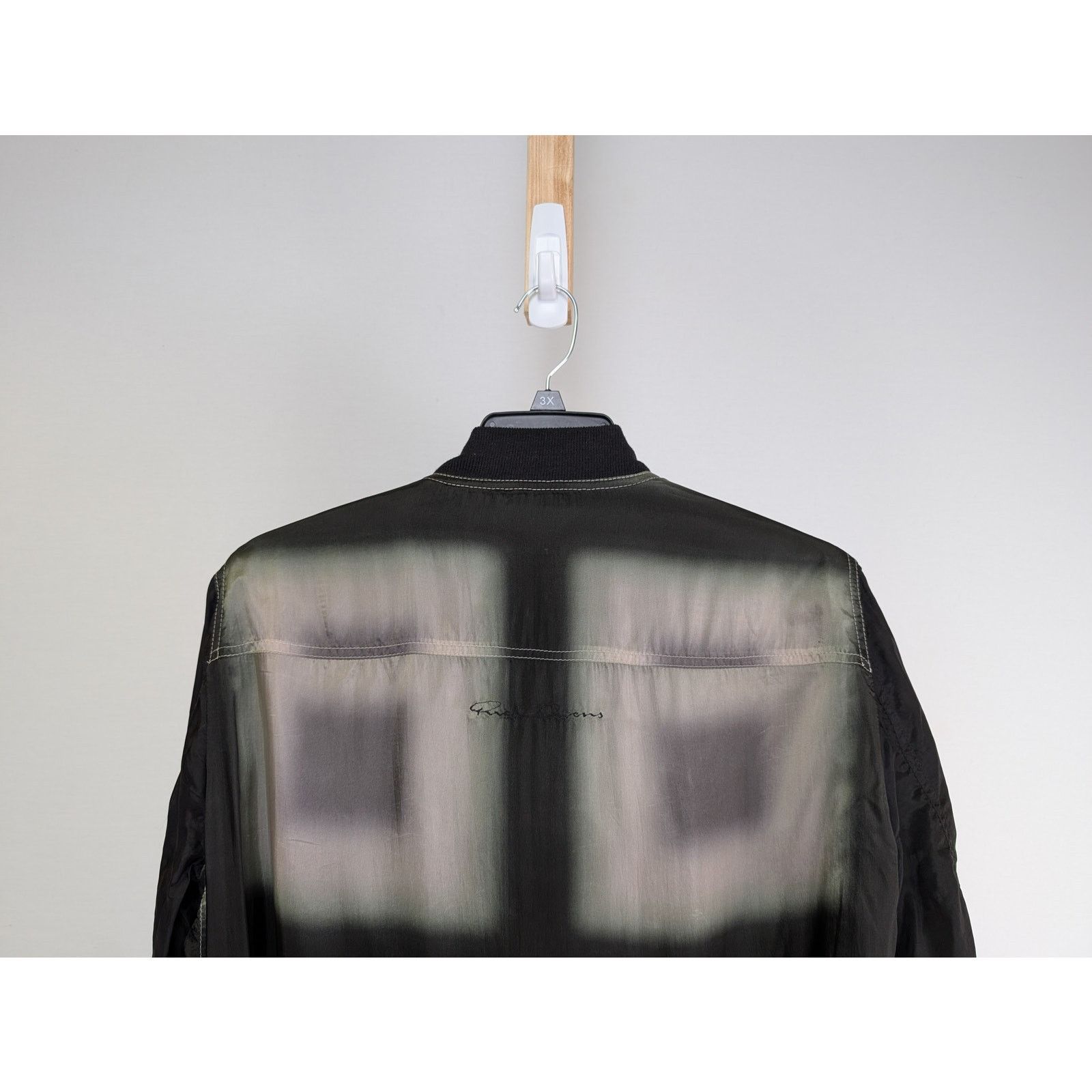 Rick Owens o1rshd1 Reversible Flight Jacket in Black/Black Plaid Size US M / EU 48-50 / 2 - 20 Thumbnail