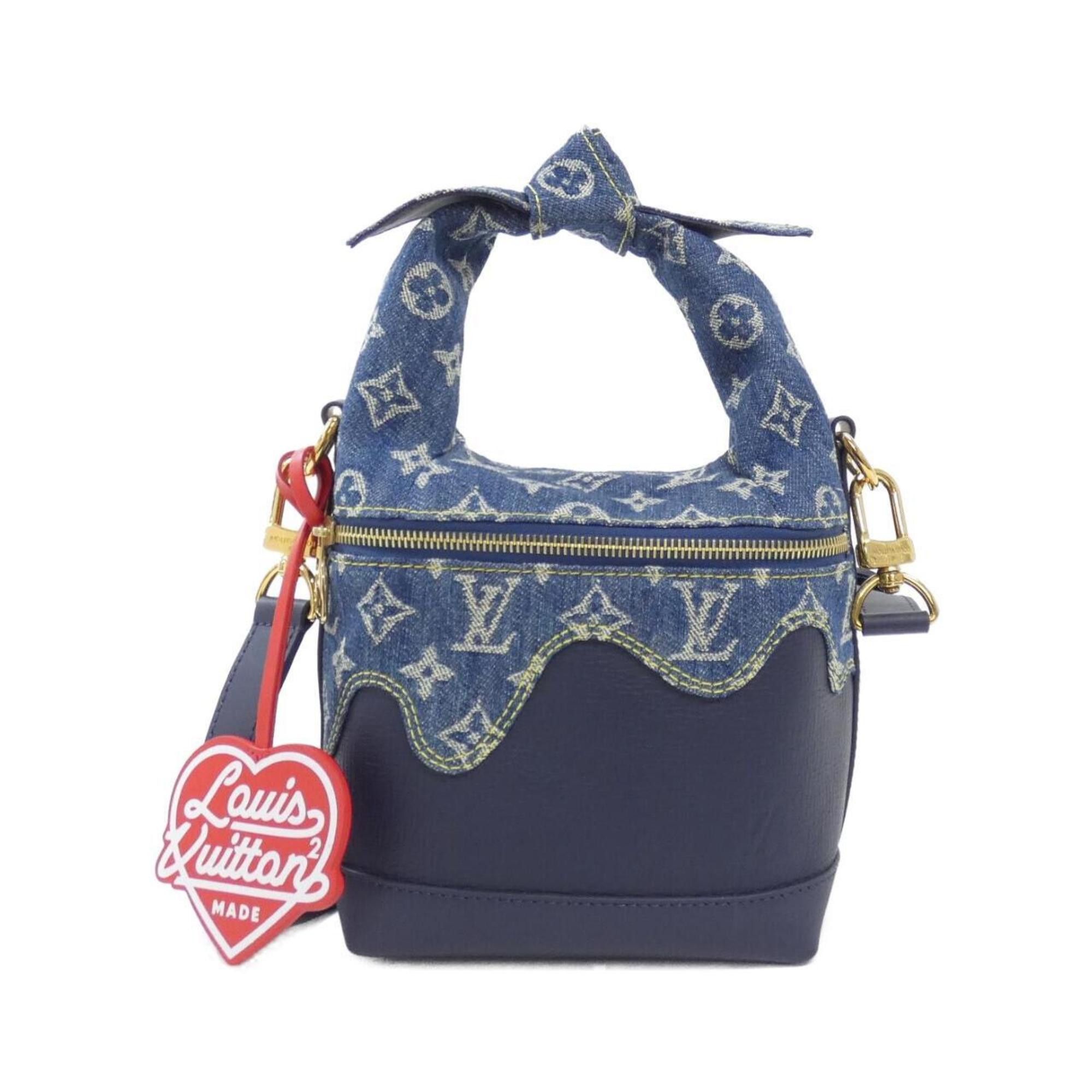 Louis Vuitton Monogram Drip Japanese Cruiser M45970 Shoulder Bag in Blue, Women's