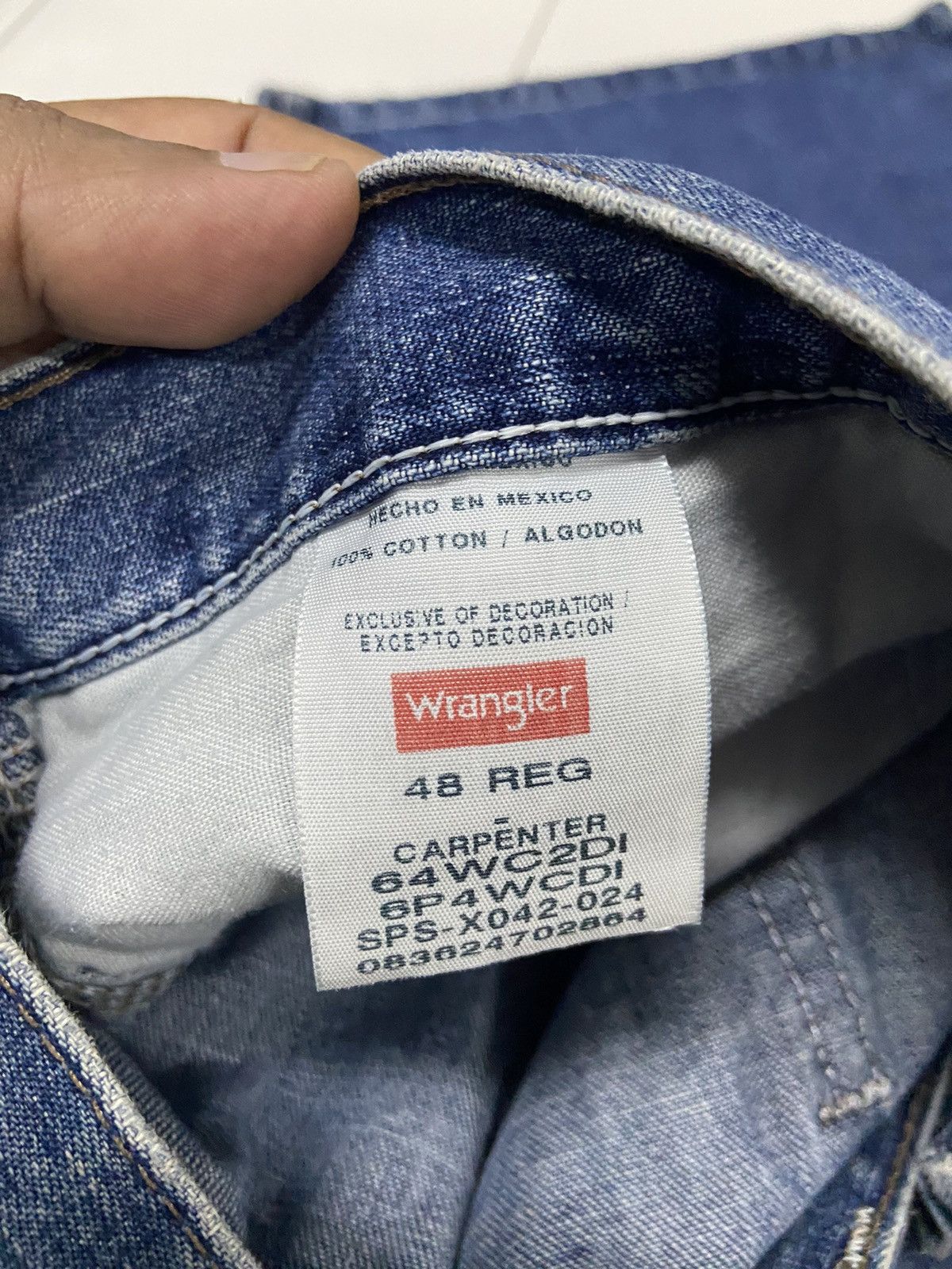 Wrangler WRANGLER CARPENTERS SHORT JEANS 48x10 Size US 44 / EU 60 - 11 Thumbnail