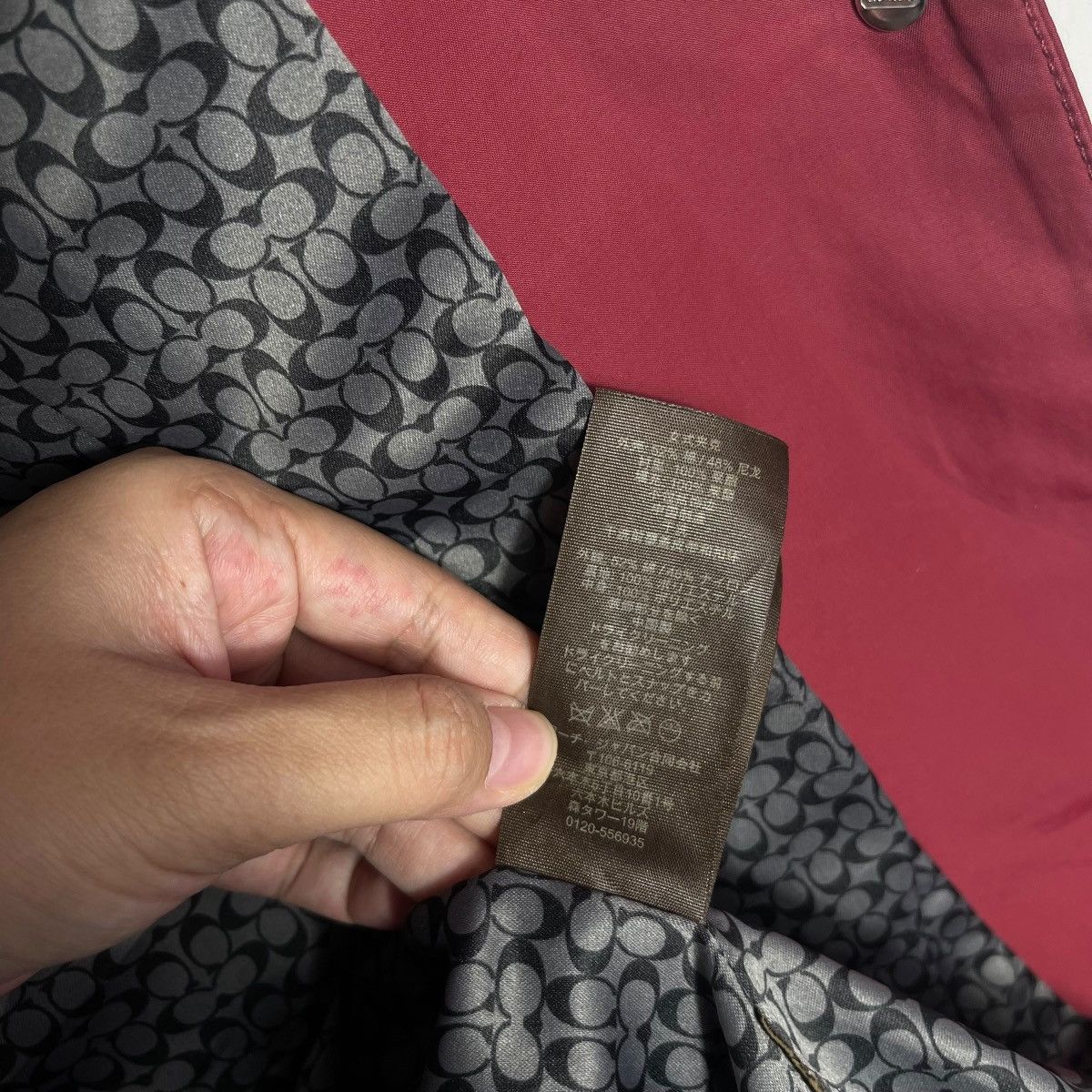 Coach Coach Quilted Jacket Red Belted Coat Women Signature Lining Size S / US 4 / IT 40 - 9 Thumbnail