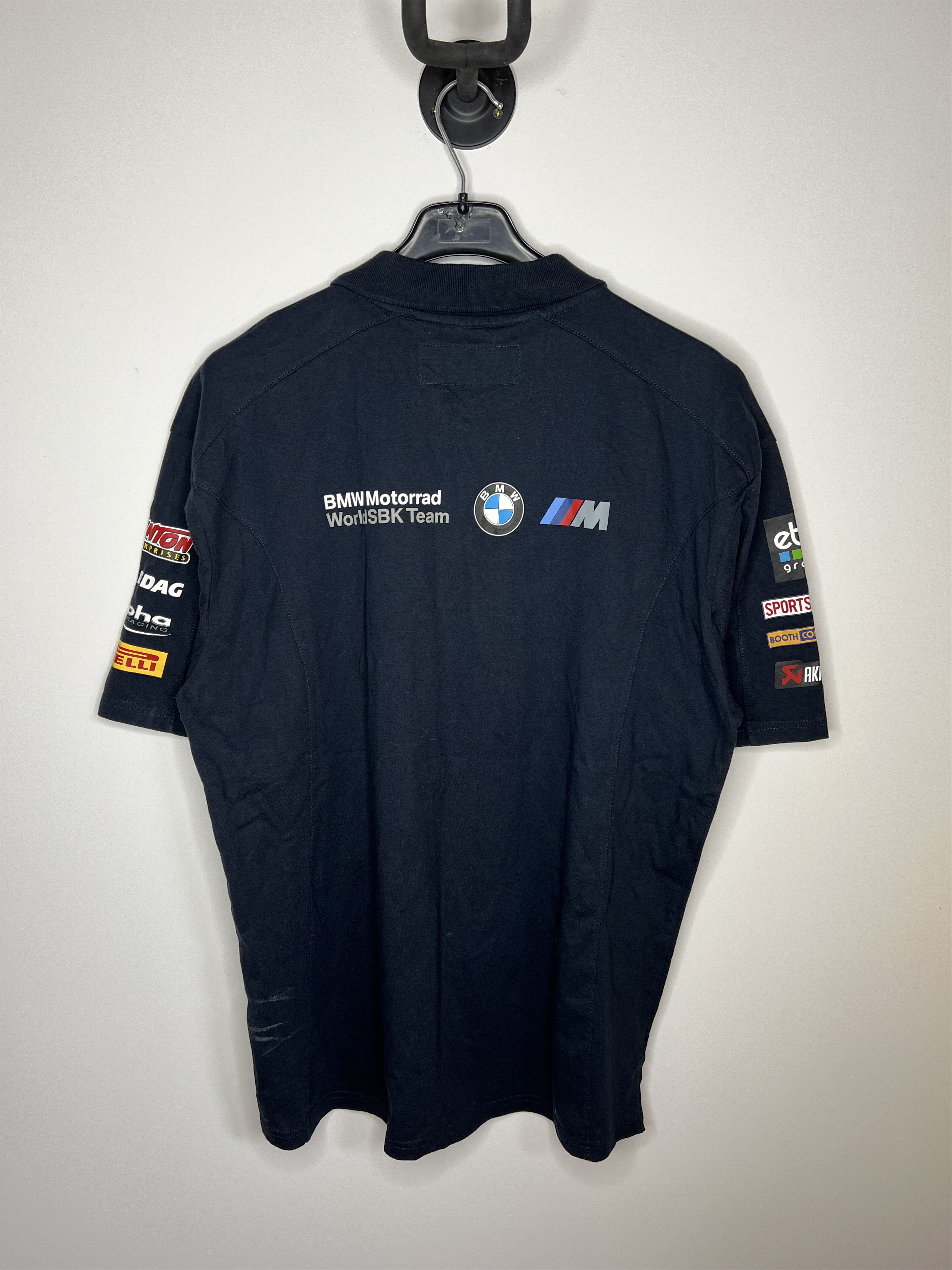 BMW BMW MOTORRAD WSBK TEAM RACING MOTORCYCLE POLO SHIRT Size US XXL / EU 58 / 5 - 2 Thumbnail