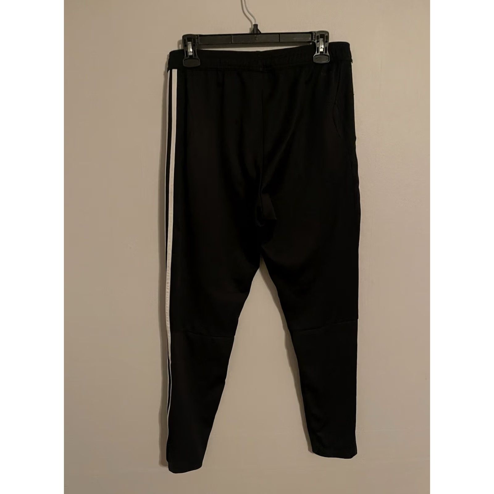 Adidas Adidas 3 Stripe Black White Athletic Track Sweat Pants Mens M Size US 31 - 3 Thumbnail