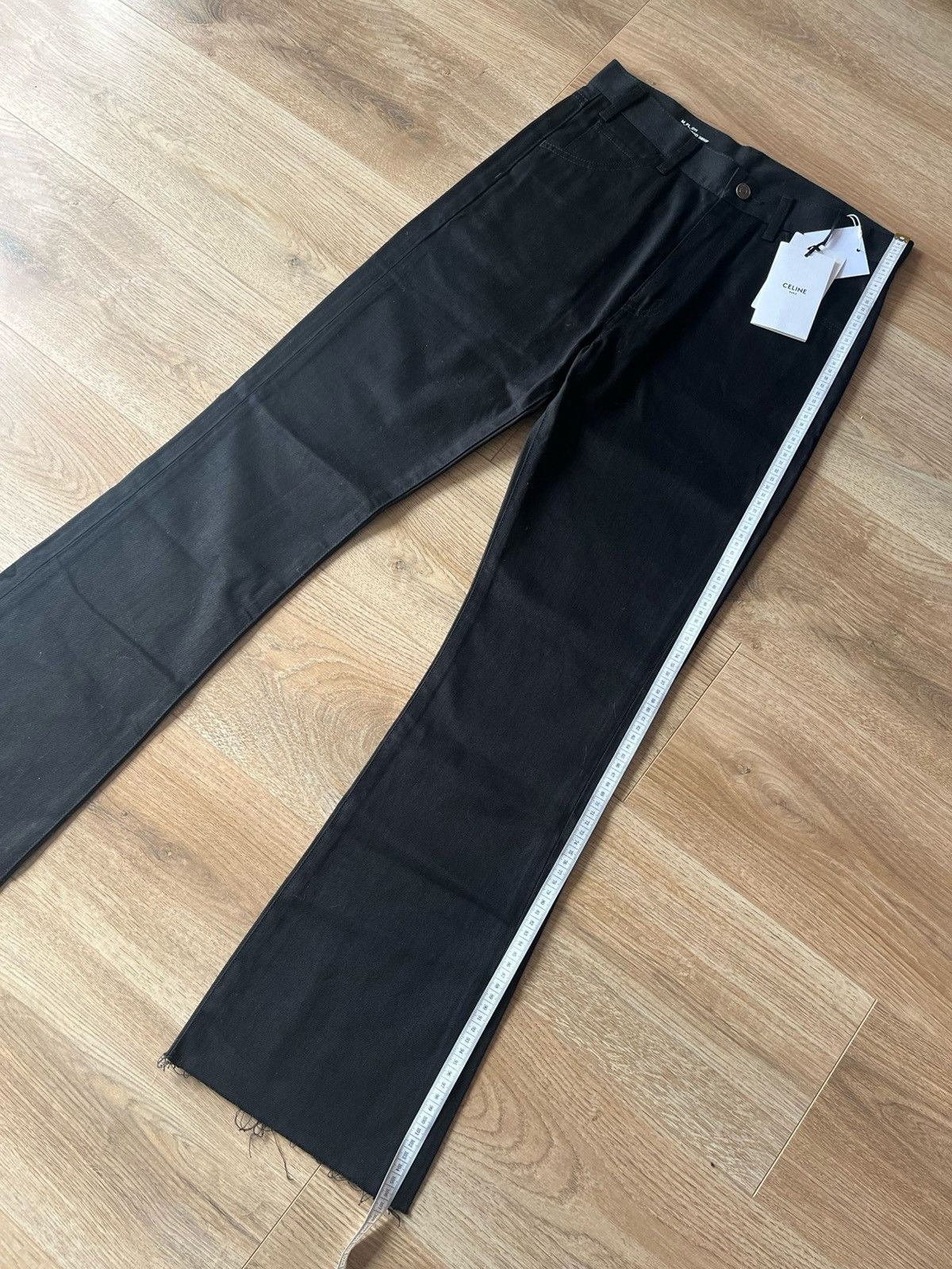 Celine Celine Jean Flare Dylan Bords Francs Size US 30 / EU 46 - 4 Thumbnail