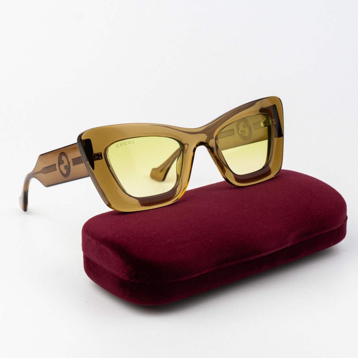 Gucci Gucci Women Sunglasses Butterfly GG1552S 004 BRAND NEW Size ONE SIZE - 1 Thumbnail