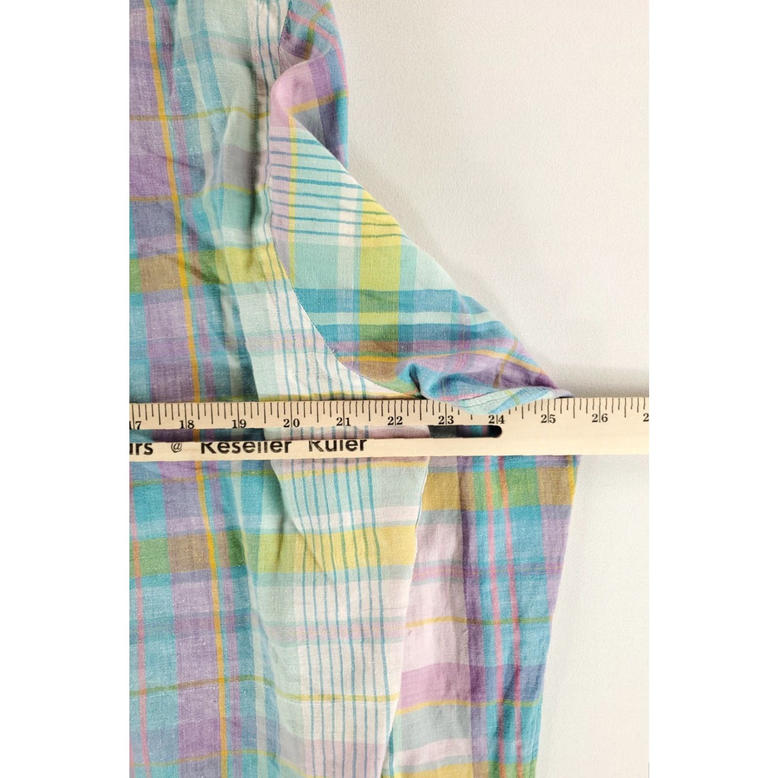 Ralph Lauren Ralph Lauren Madras Button Down Shirt Long Sleeve Pastel Plaid Mens L Multicolor Shirt Size US L / EU 52-54 / 3 - 4 Thumbnail
