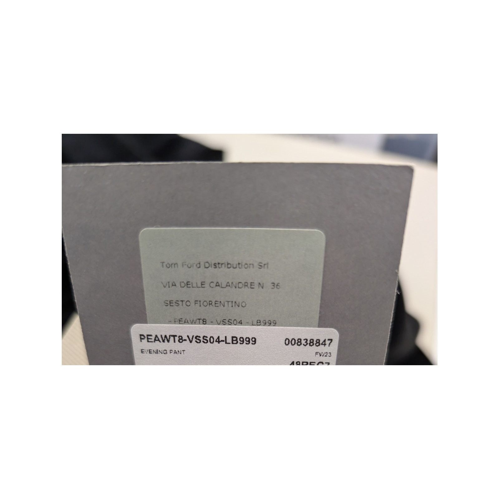 Tom Ford o1rshd1 Q:2 / Tailored Velvet Tuxedo Evening Pants in Black Size US 32 / EU 48 - 22 Thumbnail