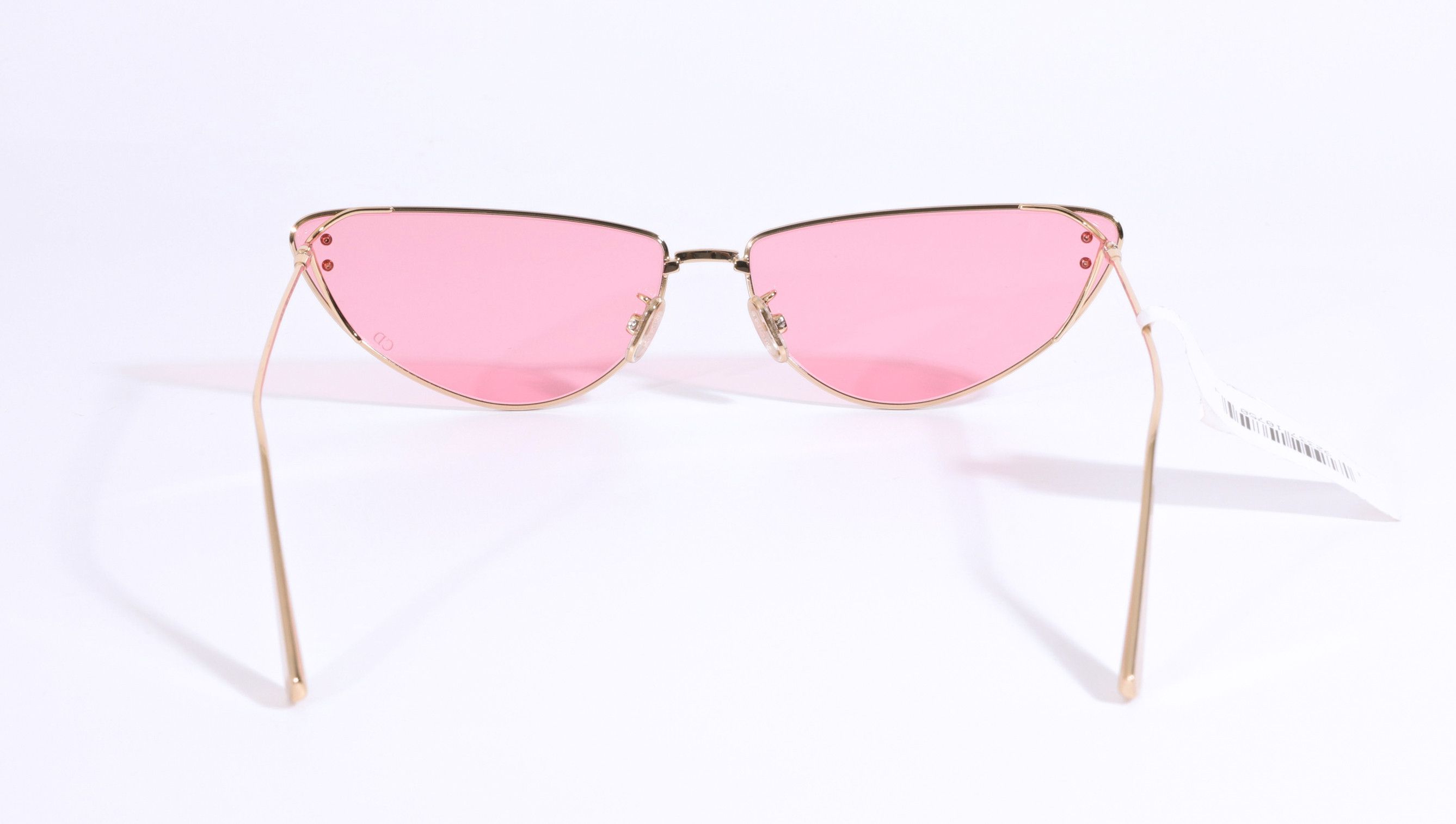 Dior NEW $490 DIOR MissDior CatEye Gold Sunglasses Pink B1U B0N0 Size ONE SIZE - 6 Thumbnail
