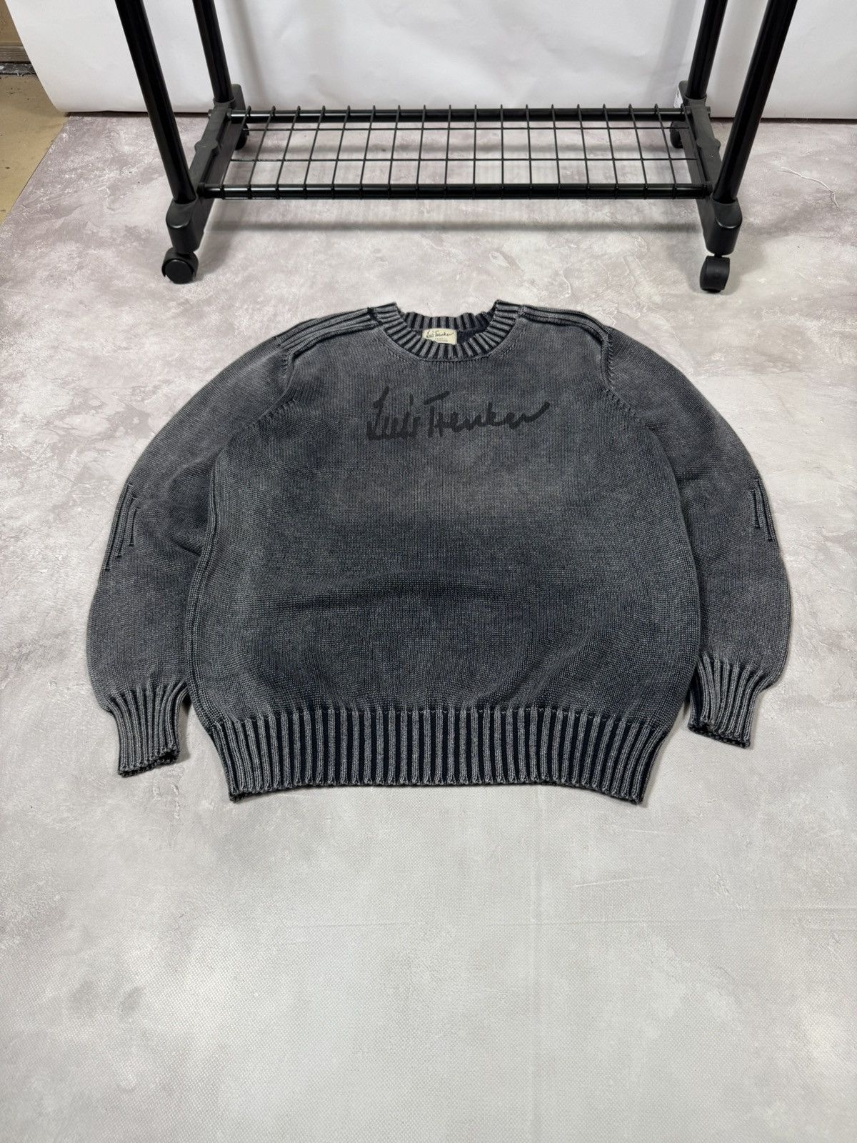 Other Vintage Luis Trenker Avant-Garde Knit Sweater Size US M / EU 48-50 / 2 - 2 Thumbnail