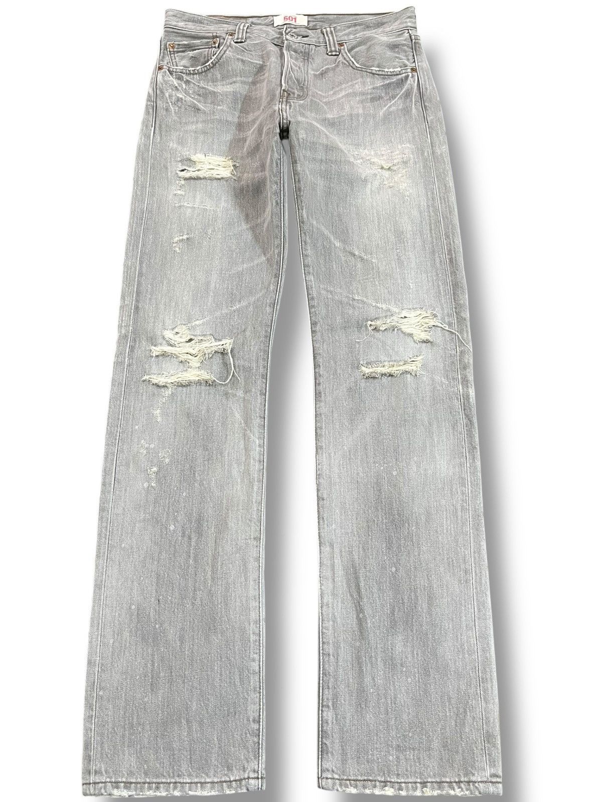 Levi's × Levi's Vintage Clothing Vintage Levi’s 501 Faded Distressed Denim Size US 30 / EU 46 - 1 Thumbnail