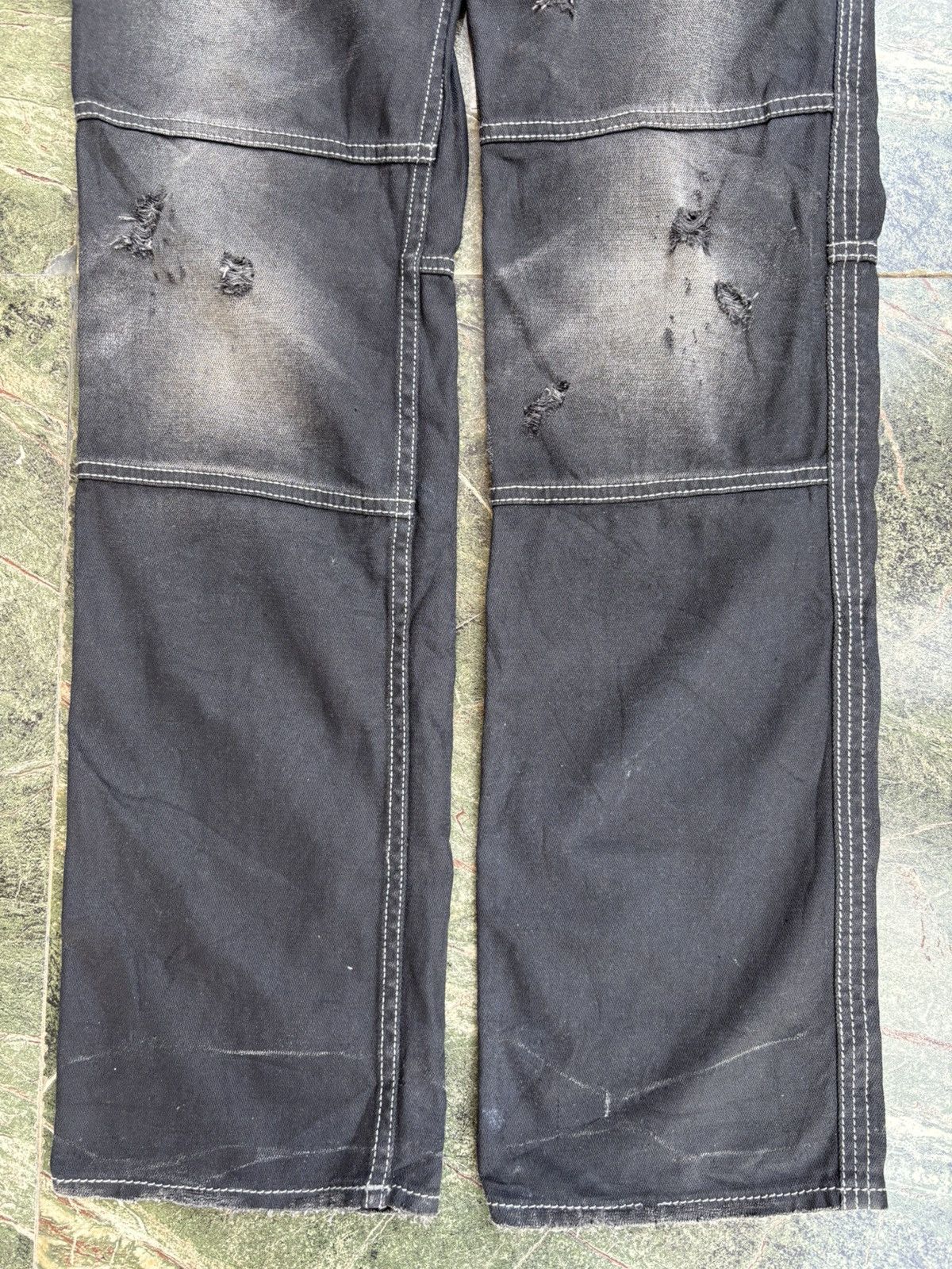 Affliction Y2K Affliction Black Premium Distressed Black Washed Jeans Size US 32 / EU 48 - 2 Thumbnail