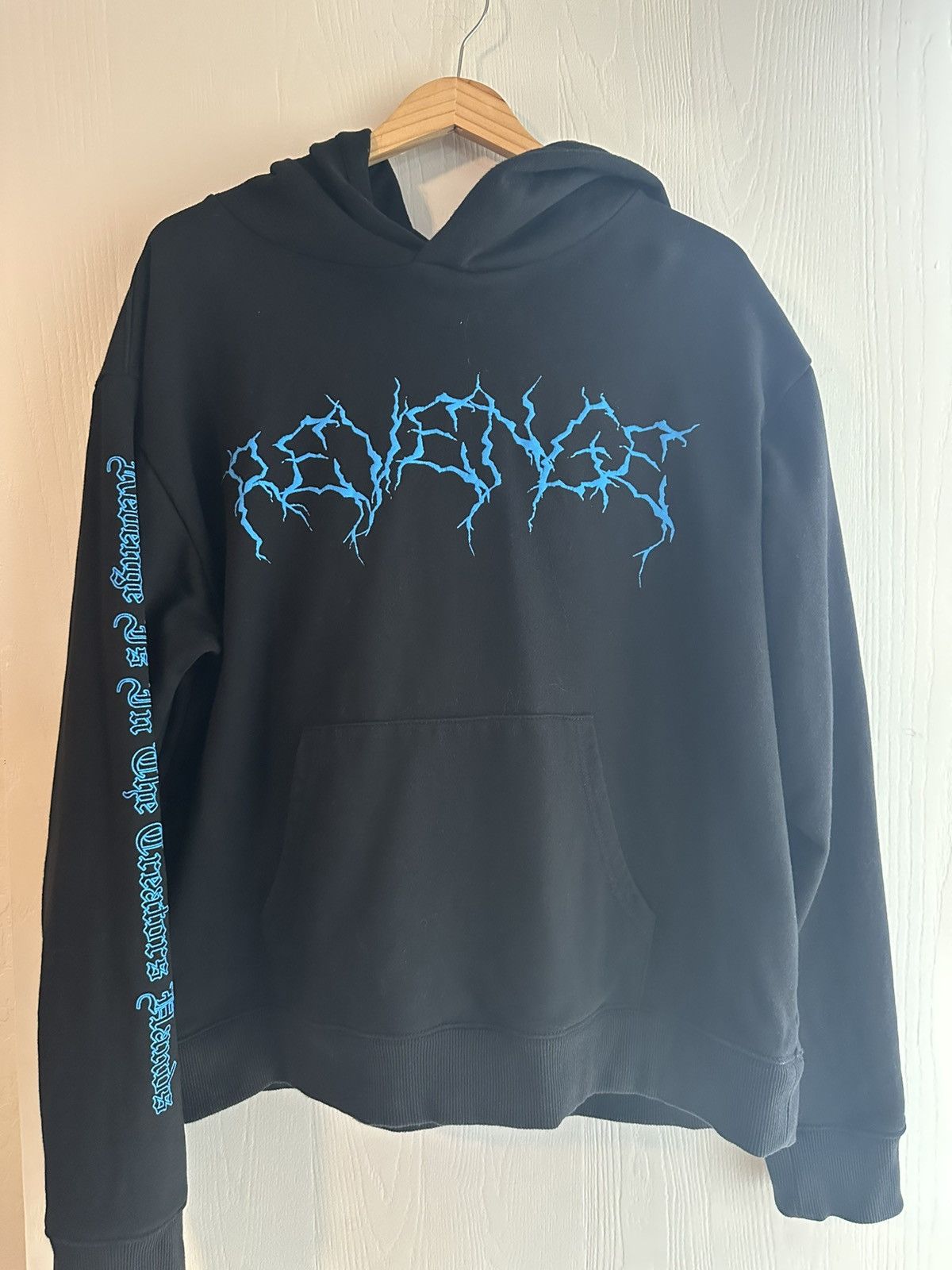 パーカー・フーディ Revenge Blue Lightning Arch Logo Hoodie Revenge Blue Lightning Arch Logo Hoodie Black Men's - FW23 - US