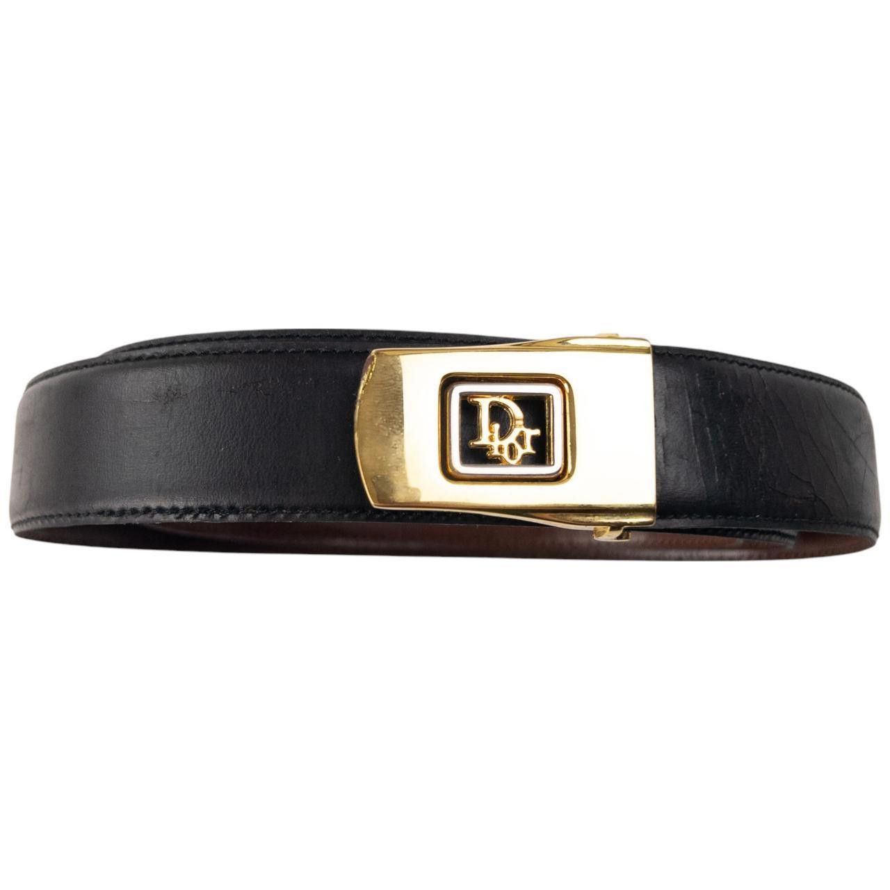 Dior Vintage Dior Leather Belt Size W38 Size ONE SIZE - 6 Thumbnail