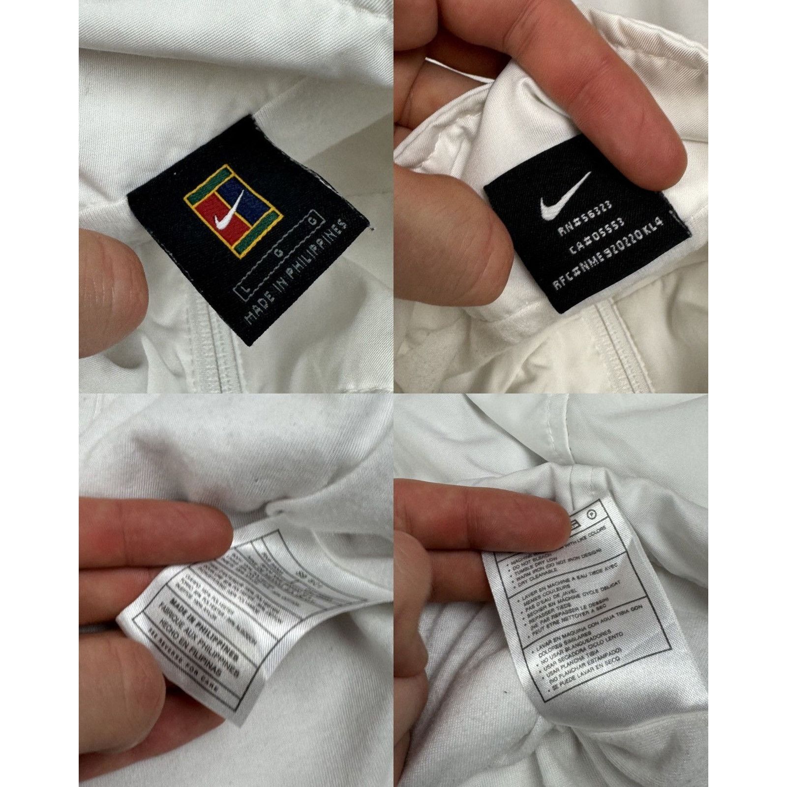 Japanese Brand × Nike × Vintage Nike Womens White Full Zip Pockets Active Sport Jacket Large Size L / US 10 / IT 46 - 2 Thumbnail