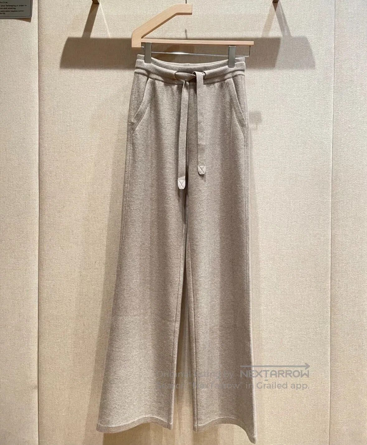 Loro Piana Classic Cashmere Straight Pants.