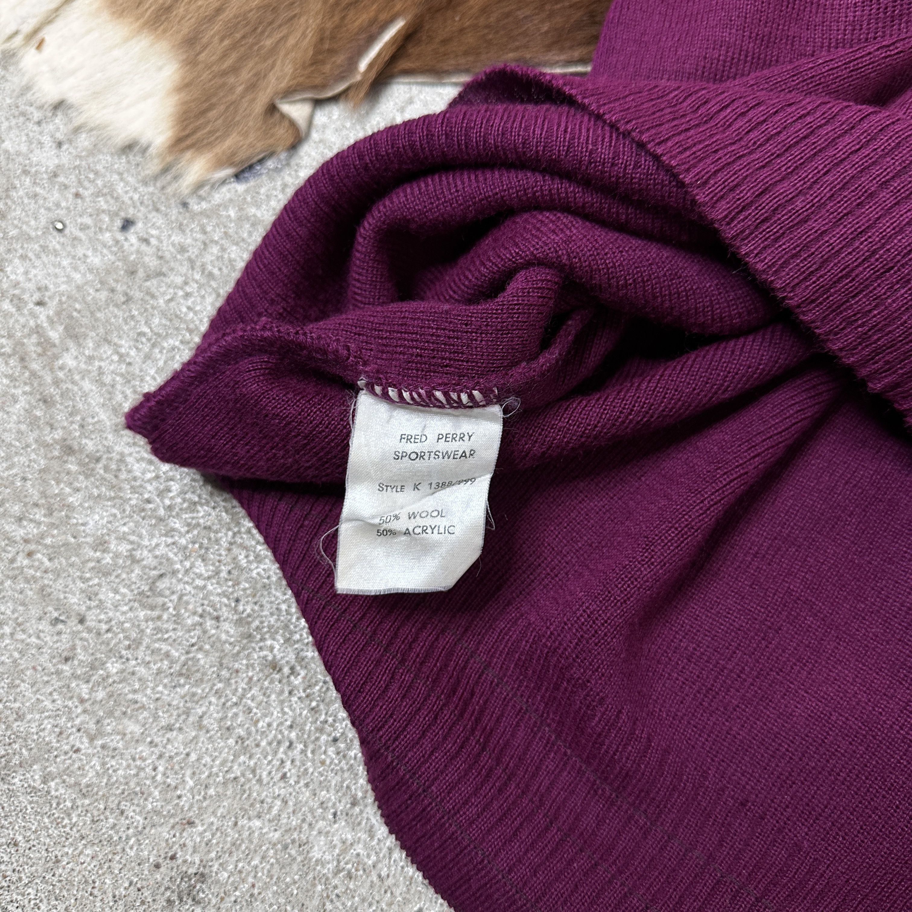 Fred Perry × Vintage Fred Perry Vintage 90s sweater Size US XL / EU 56 / 4 - 7 Thumbnail