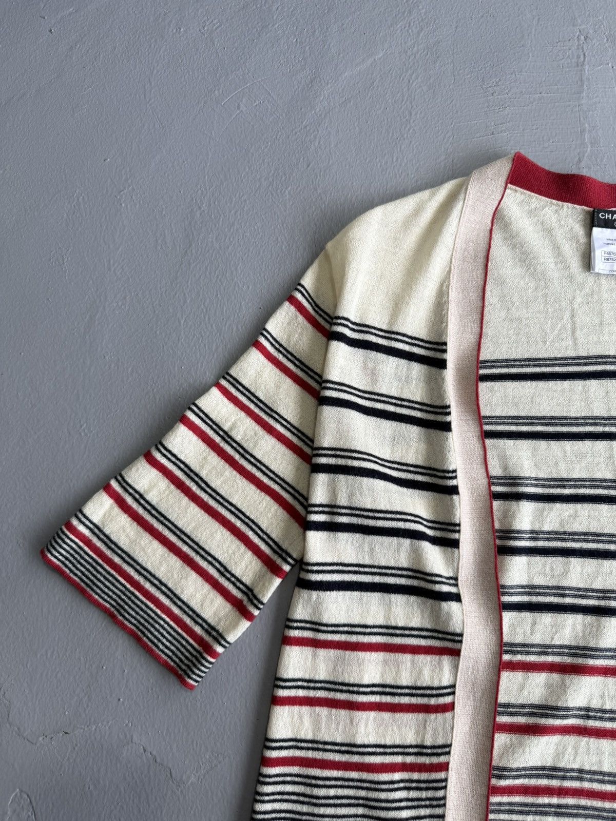 Chanel Chanel - Stripes Long Cardigan Size XS / US 0-2 / IT 36-38 - 4 Thumbnail