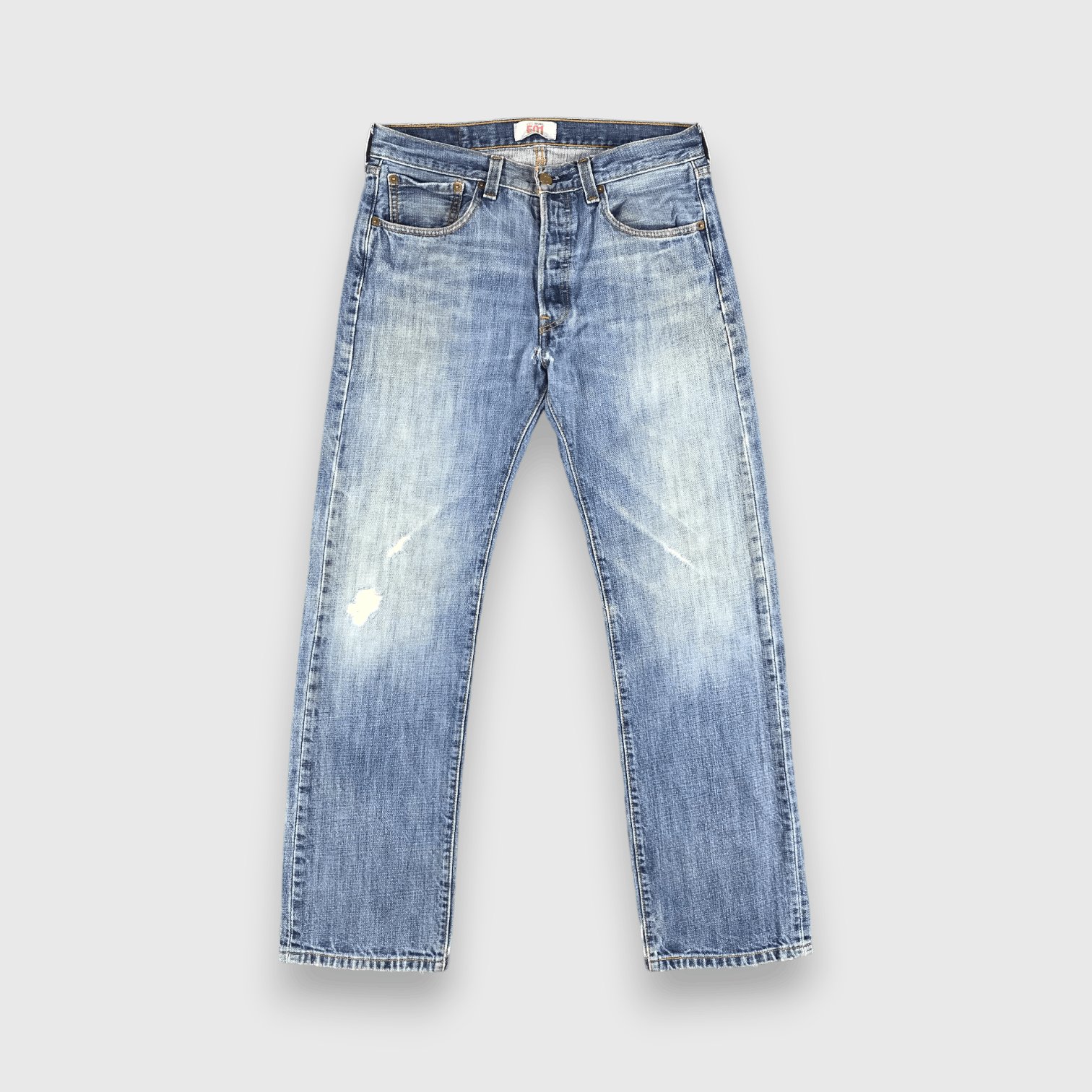 Levi's Vintage Blue Wash Levis 501 Jeans-J1497 Size US 33 - 1 Thumbnail