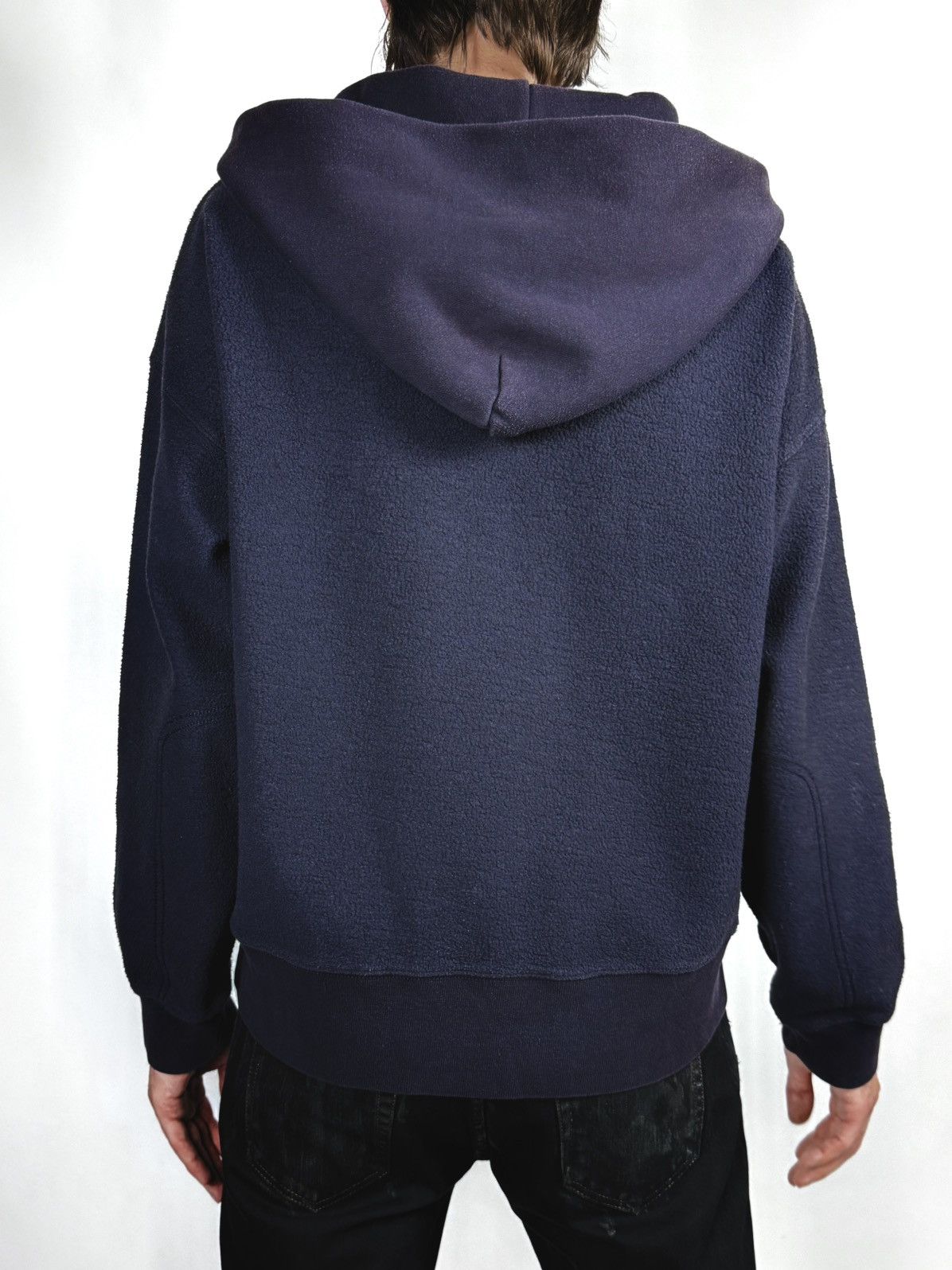 Denim & Supply Ralph Lauren Vintage Ralph Lauren Towel Fleece Logo Boxy Hoodie Size US XL / EU 56 / 4 - 6 Thumbnail