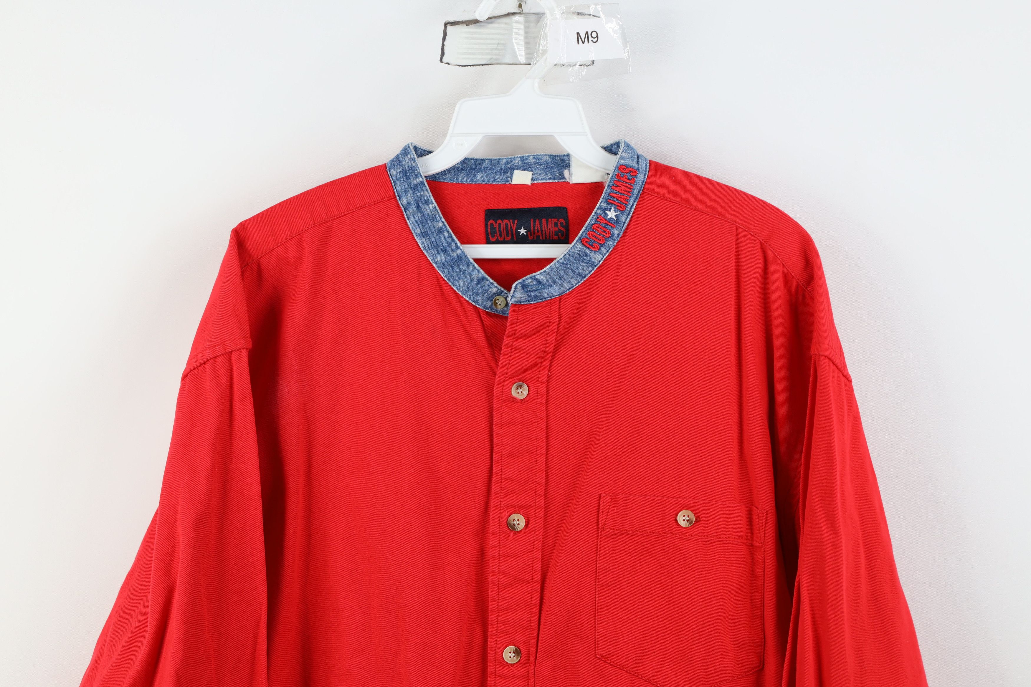 Vintage Vintage 90s Streetwear Collar Western Cowboy Button Shirt Size US L / EU 52-54 / 3 - 2 Thumbnail