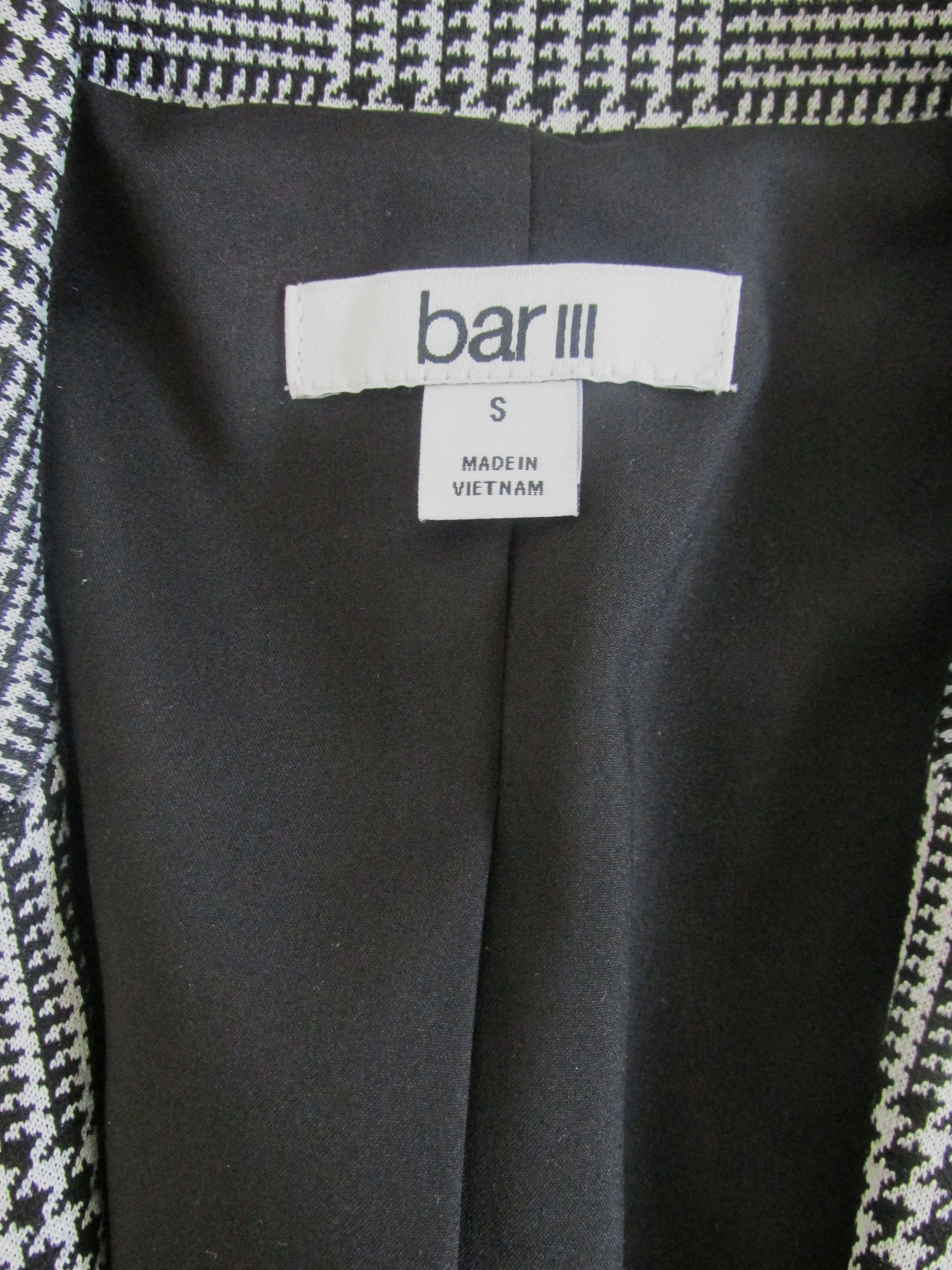 Bar III Bar 111 (NWT) Women's Open Front Double Breasted Blazer - S Size S / US 4 / IT 40 - 2 Thumbnail