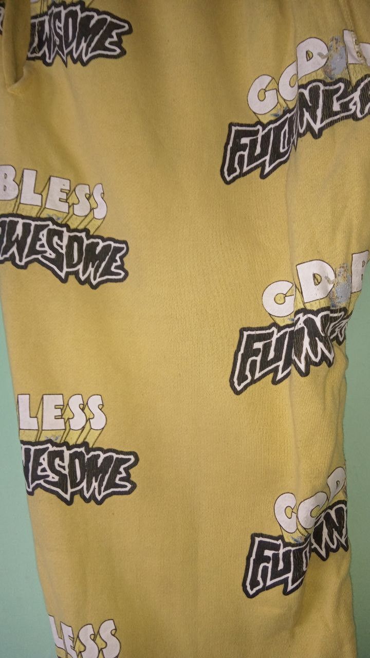Fucking Awesome Fucking Awesome God Bless Sweatpants L Size US 36 / EU 52 - 6 Thumbnail