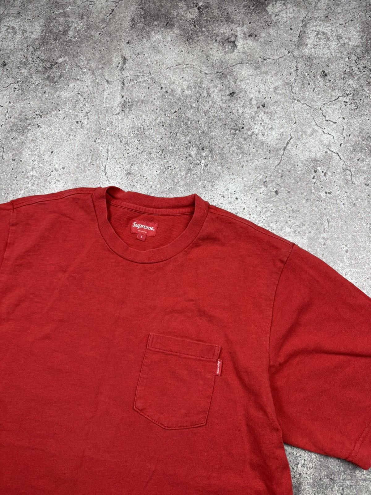 Supreme Vintage Supreme Y2K Pocket Logo Boxy T Shirt Size US L / EU 52-54 / 3 - 4 Thumbnail