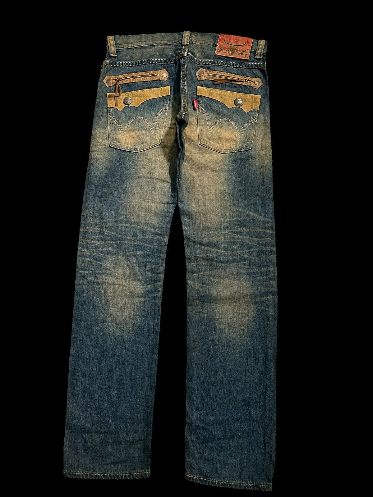 Japanese Brand × Kapital × Vintage Rusty Edwin Distressed Vintage Japanese Denim Jeans Size US 37 - 2 Thumbnail
