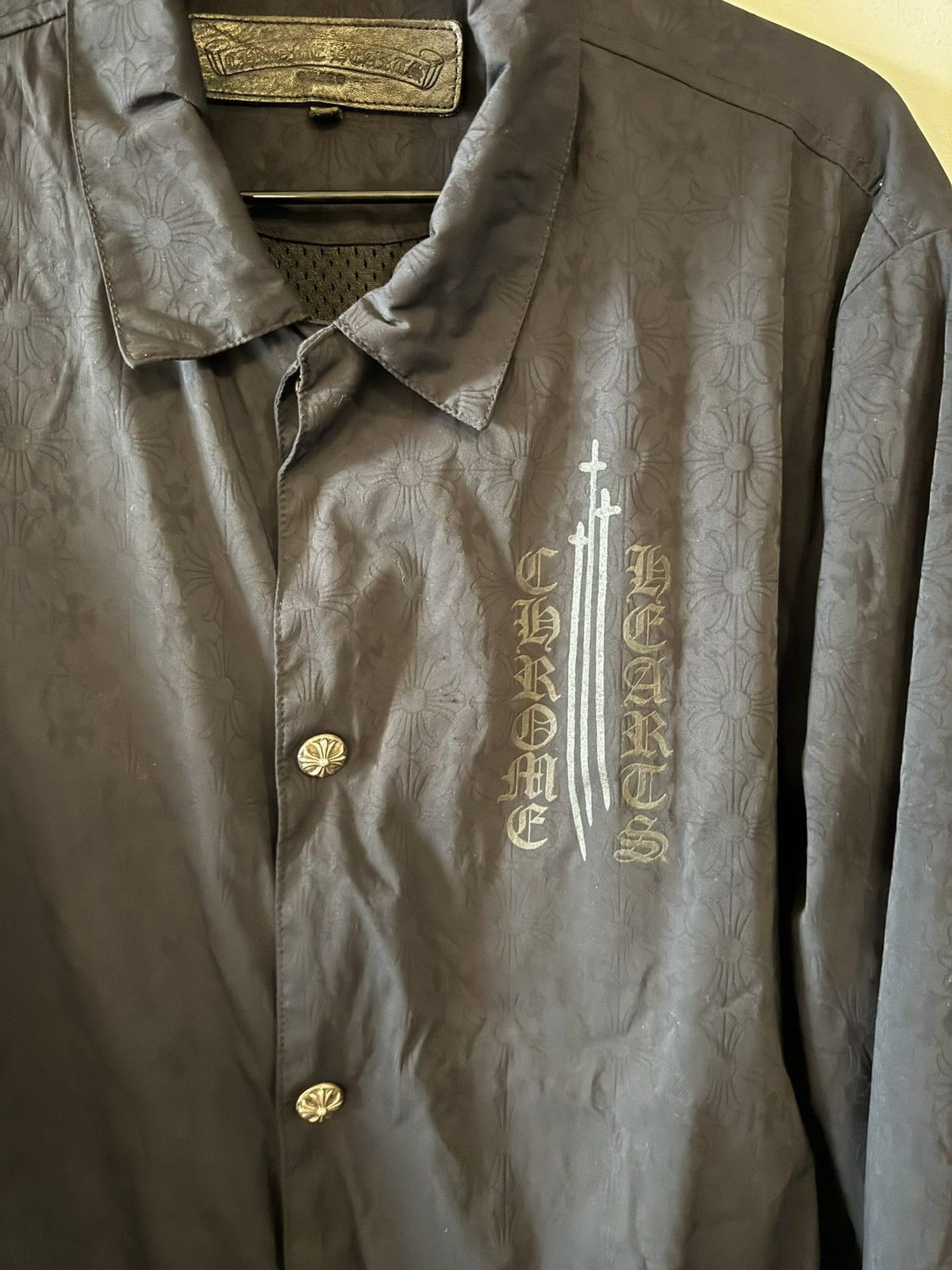 Chrome Hearts Chrome Hearts Eyechart Nylon Windbreaker Jacket Size US XL / EU 56 / 4 - 14 Thumbnail