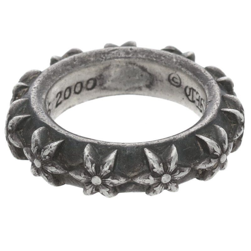 Chrome Hearts Chrome Hearts No. 12 Star Band Silver Ring Size ONE SIZE - 2 Thumbnail