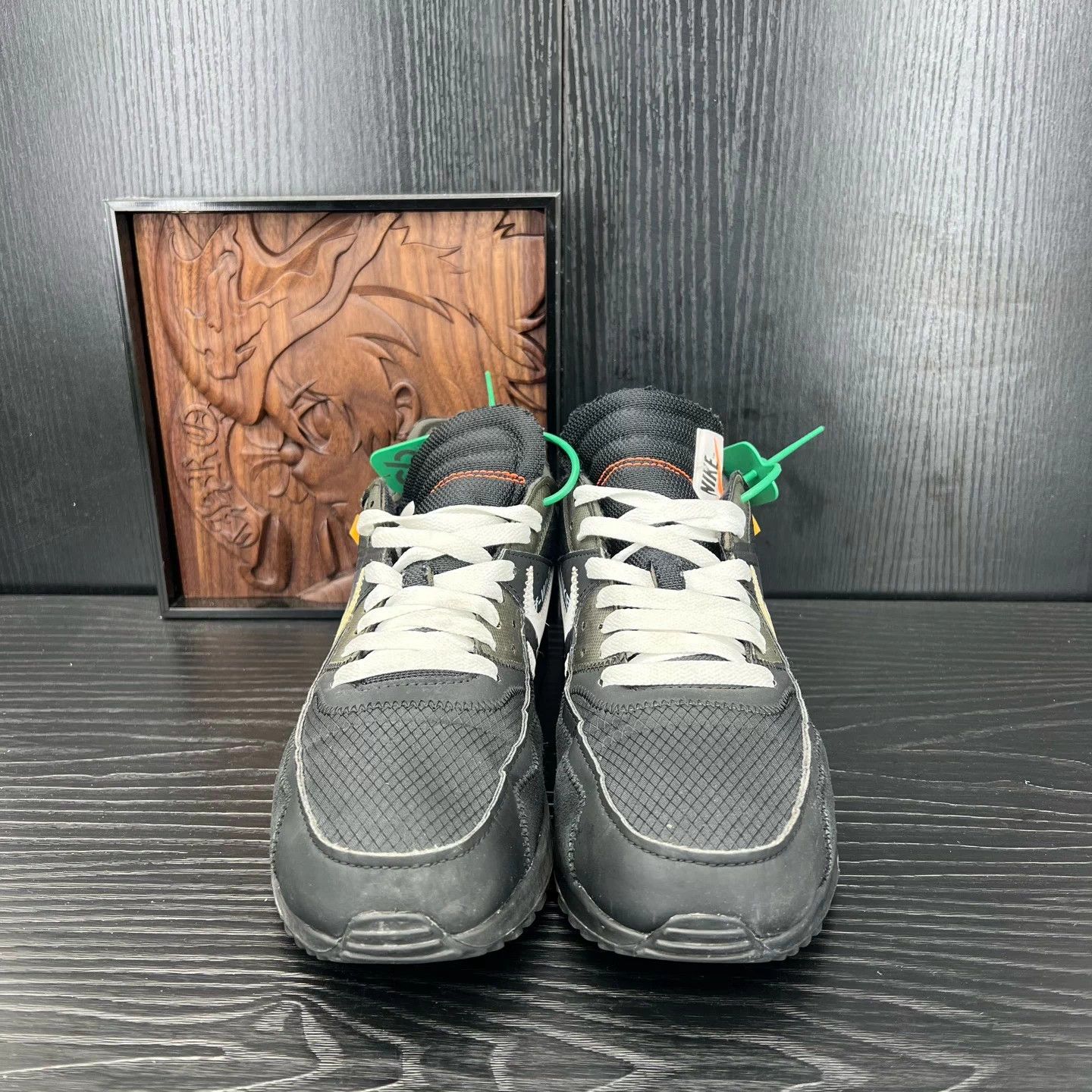 Nike Nike Air Max90 Black 42.5 2x Worn Like New+Box Size US 9.5 / EU 42-43 - 4 Thumbnail
