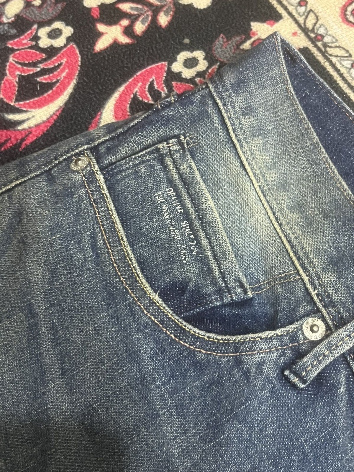DELUXE Japanese Brand Deluxe Stockholm Sashiko Distressed Jeans Size US 32 / EU 48 - 5 Thumbnail