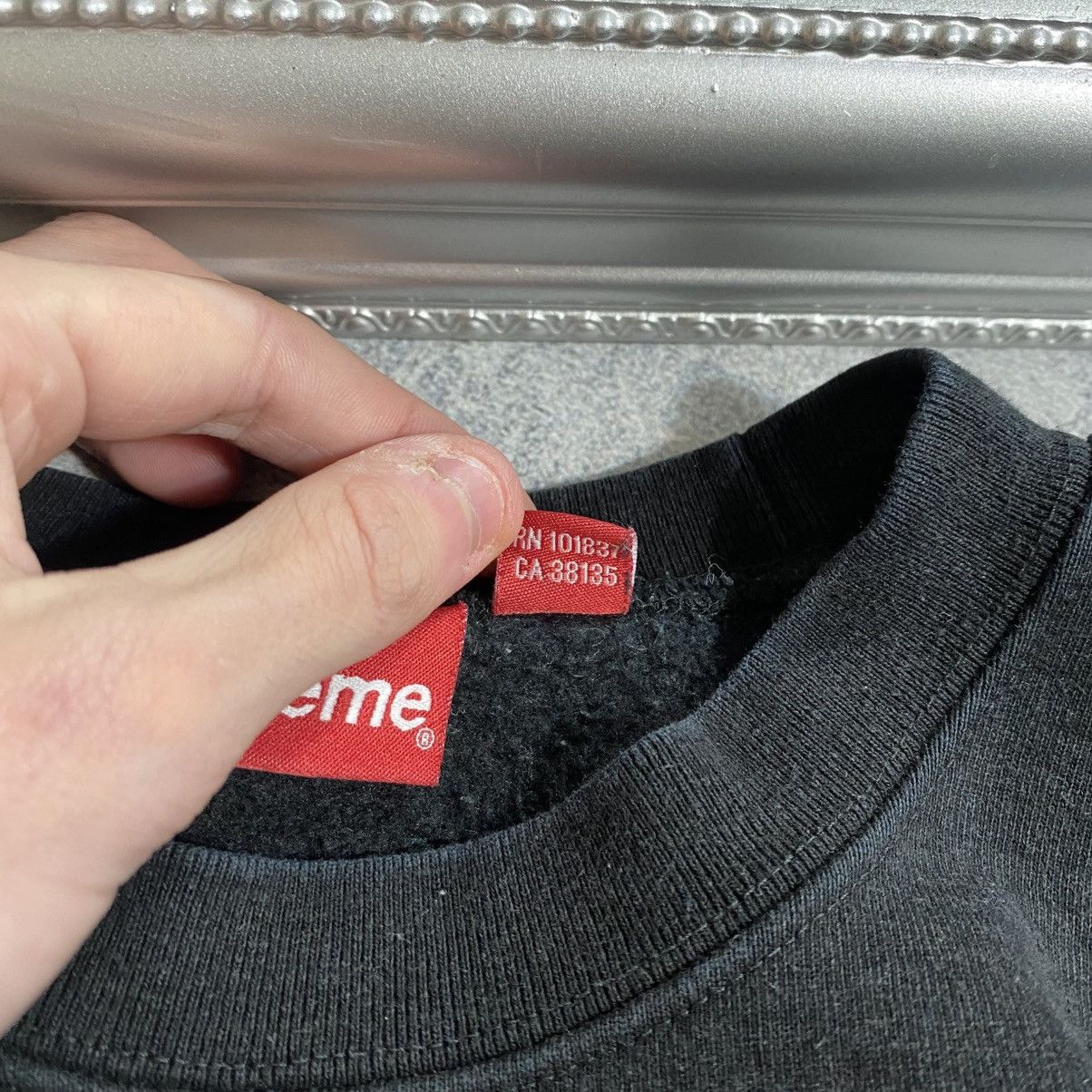 Supreme Supreme sweatshirt basic black logo Size US S / EU 44-46 / 1 - 7 Thumbnail